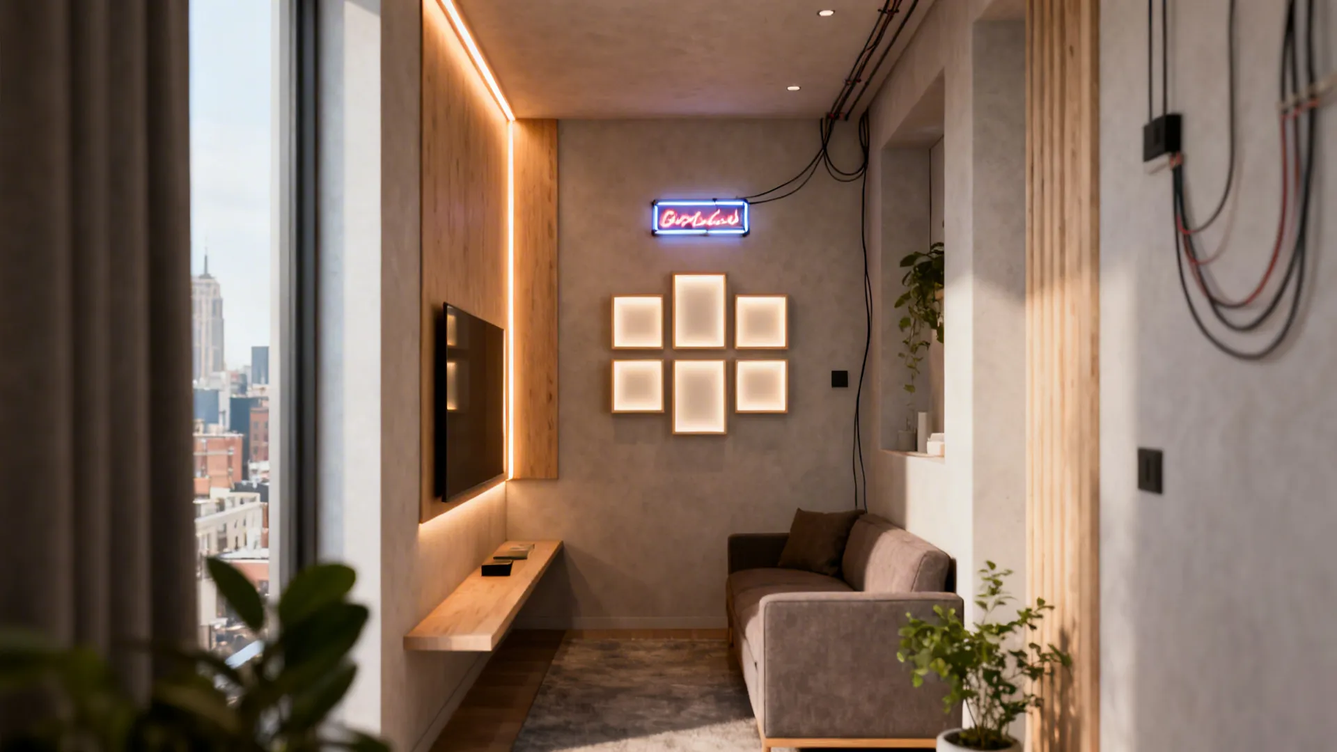 LED Wall Art Ideas: 5 Small-Space Inspo