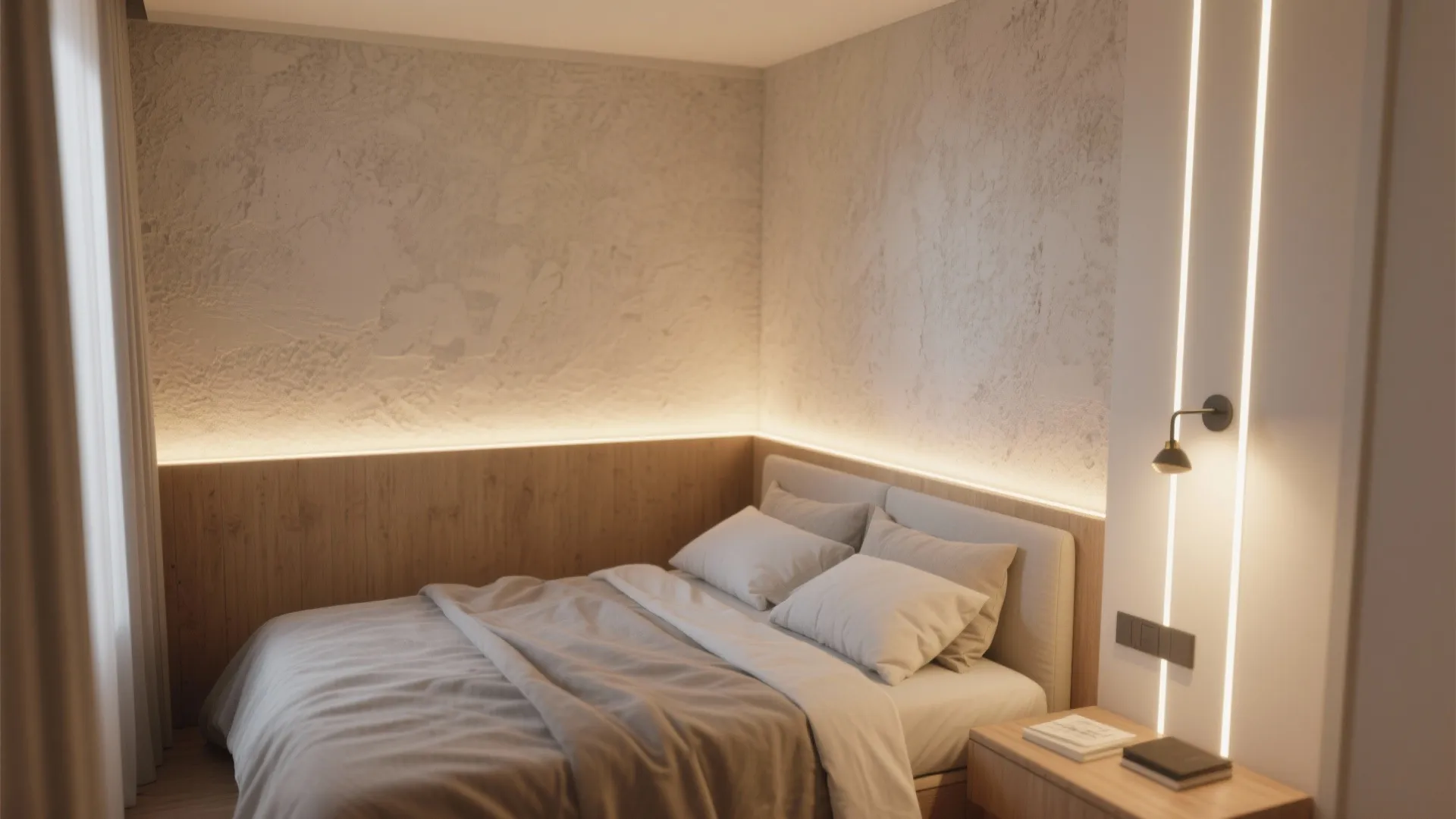 LED Wall Light Ideas: 5 Bedroom Inspirations: Small bedroom? Here are 5 LED wall light design inspirations that make compact spaces glow and feel larger