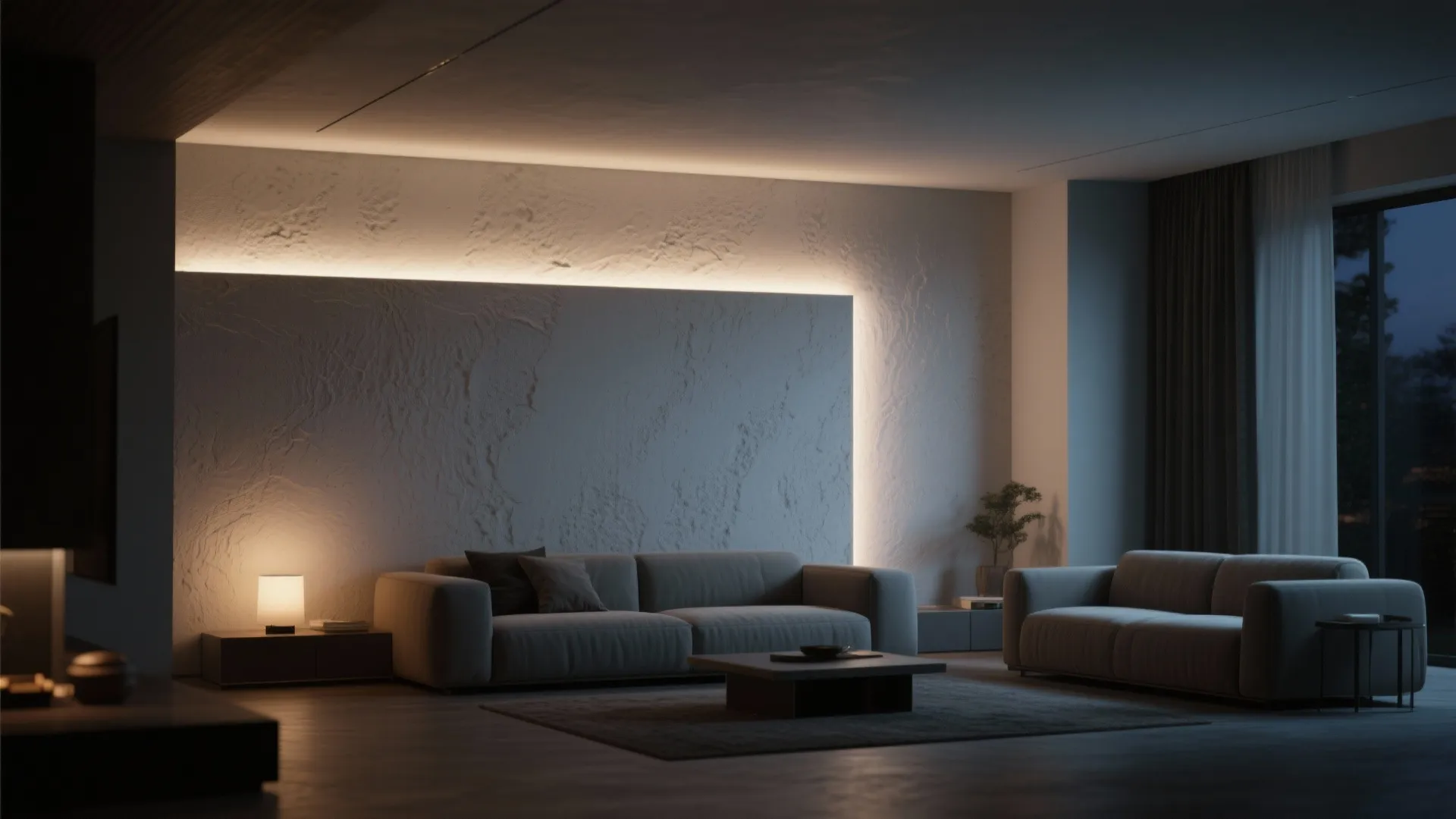 LED Wall Grazing to Sculpt Shadows