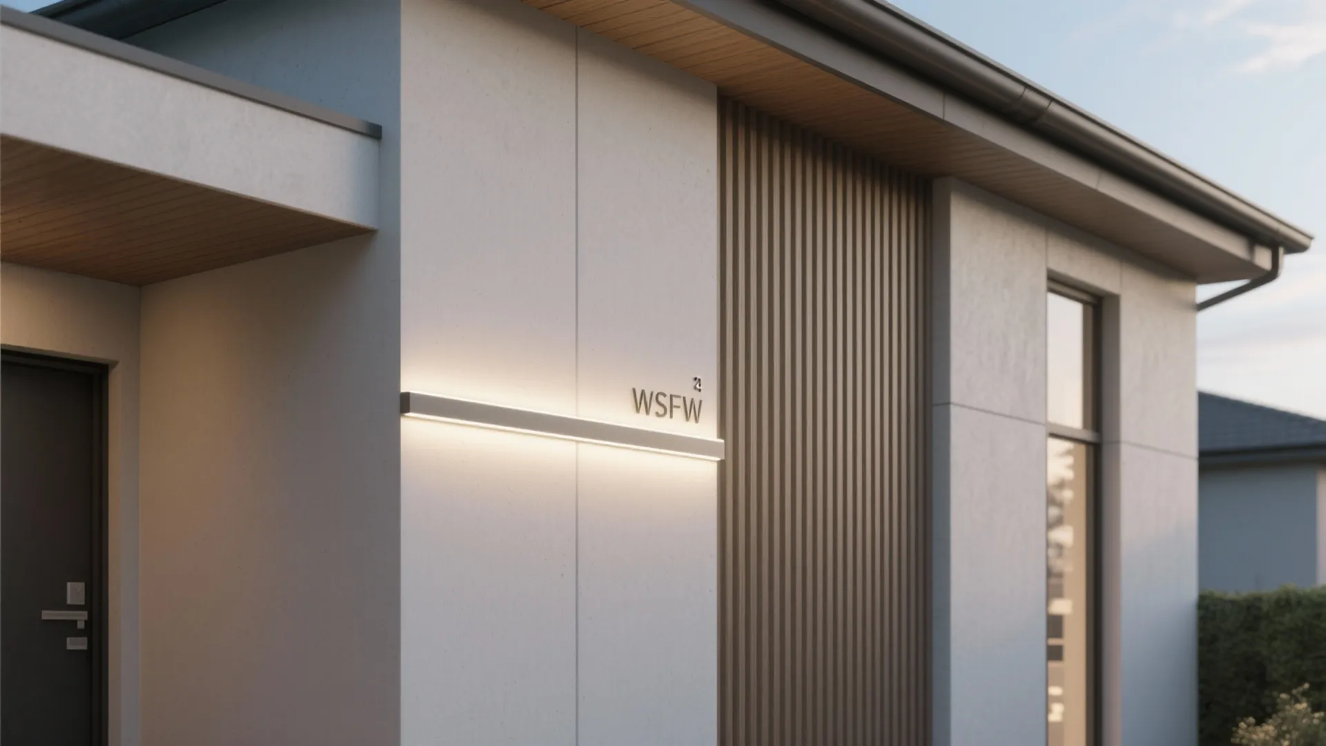 2. Integrated LED Wall Washers