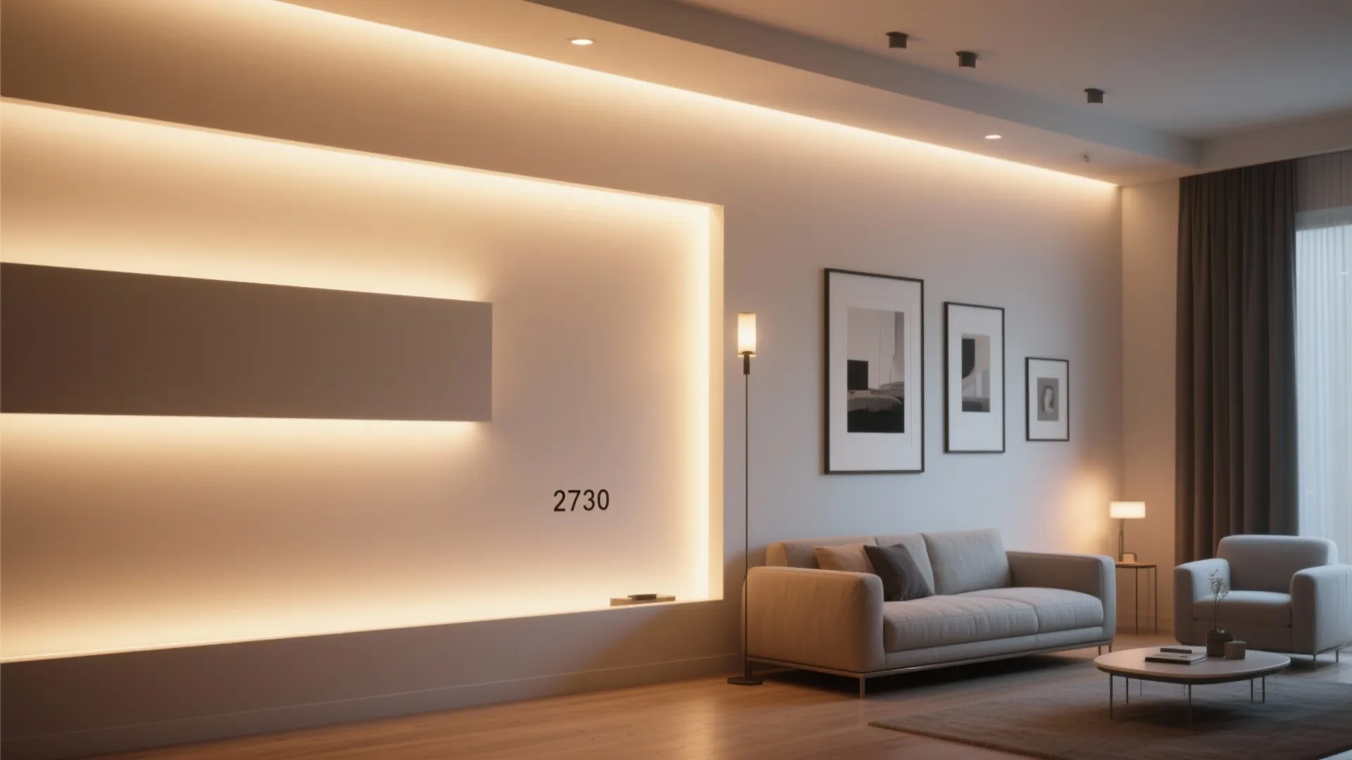 2. Layered LED Wall Washers