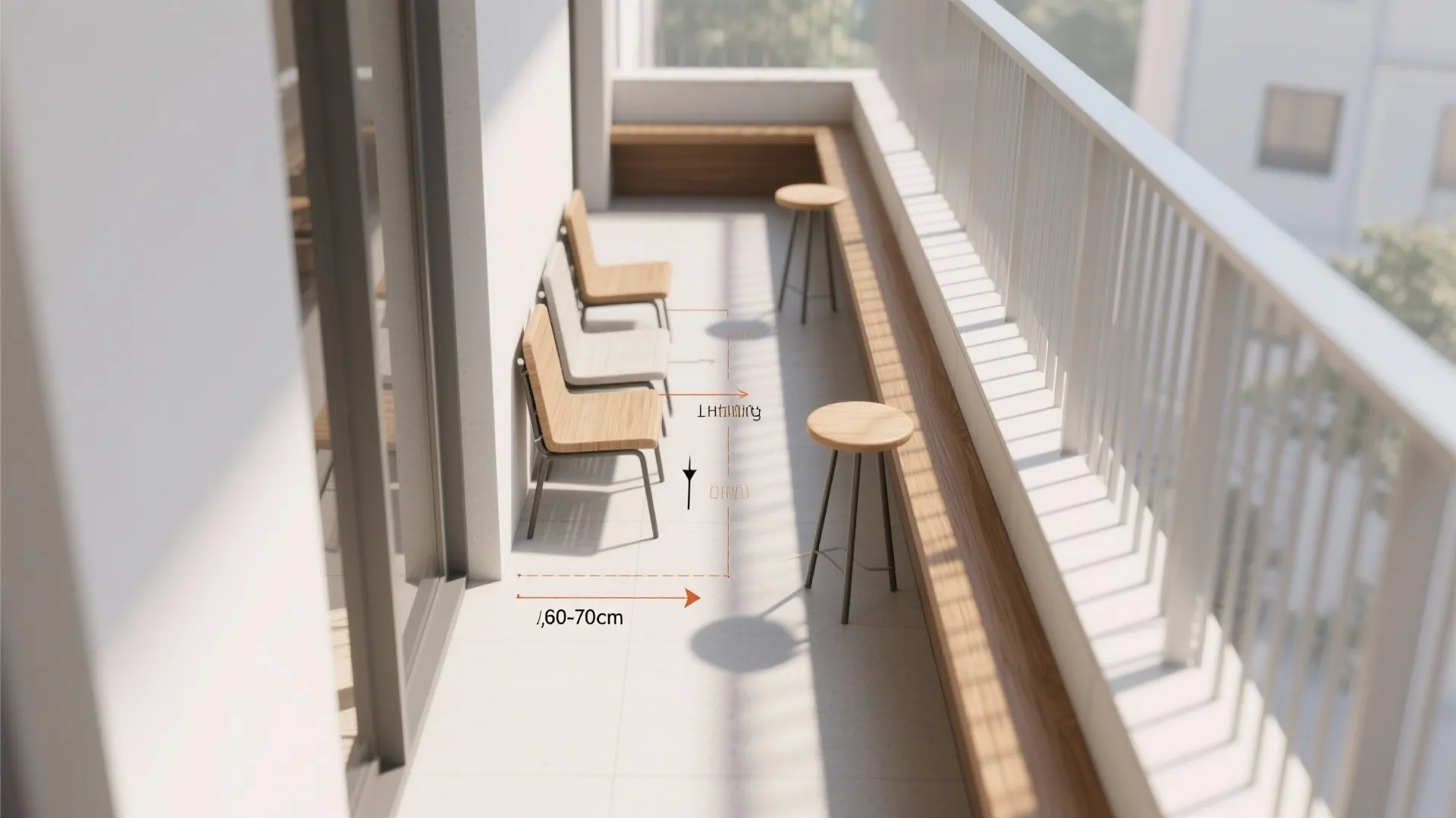 Fold-away dining ledge