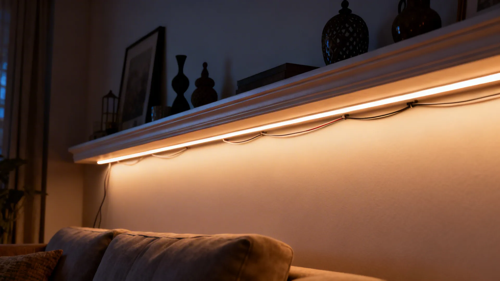 4. Backlit Display with LED Strips