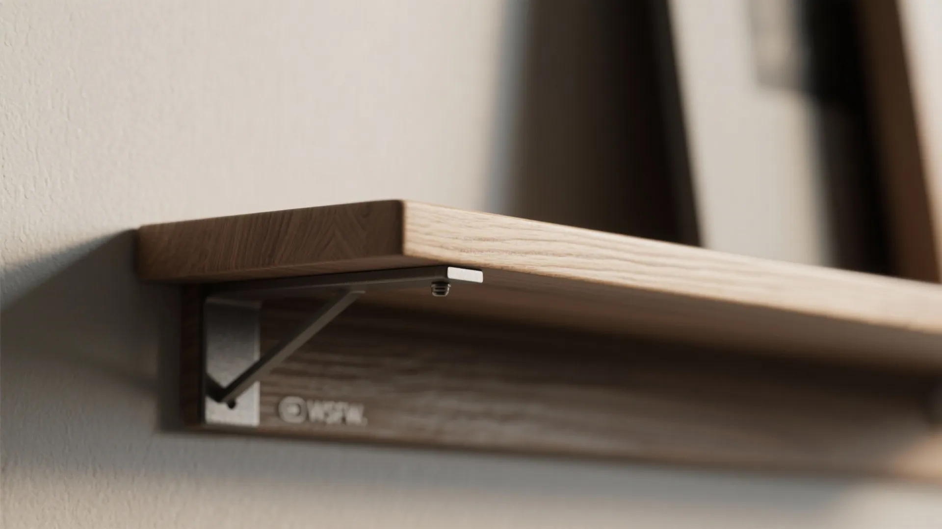 3) Ledge-depth shelf + mirror combo