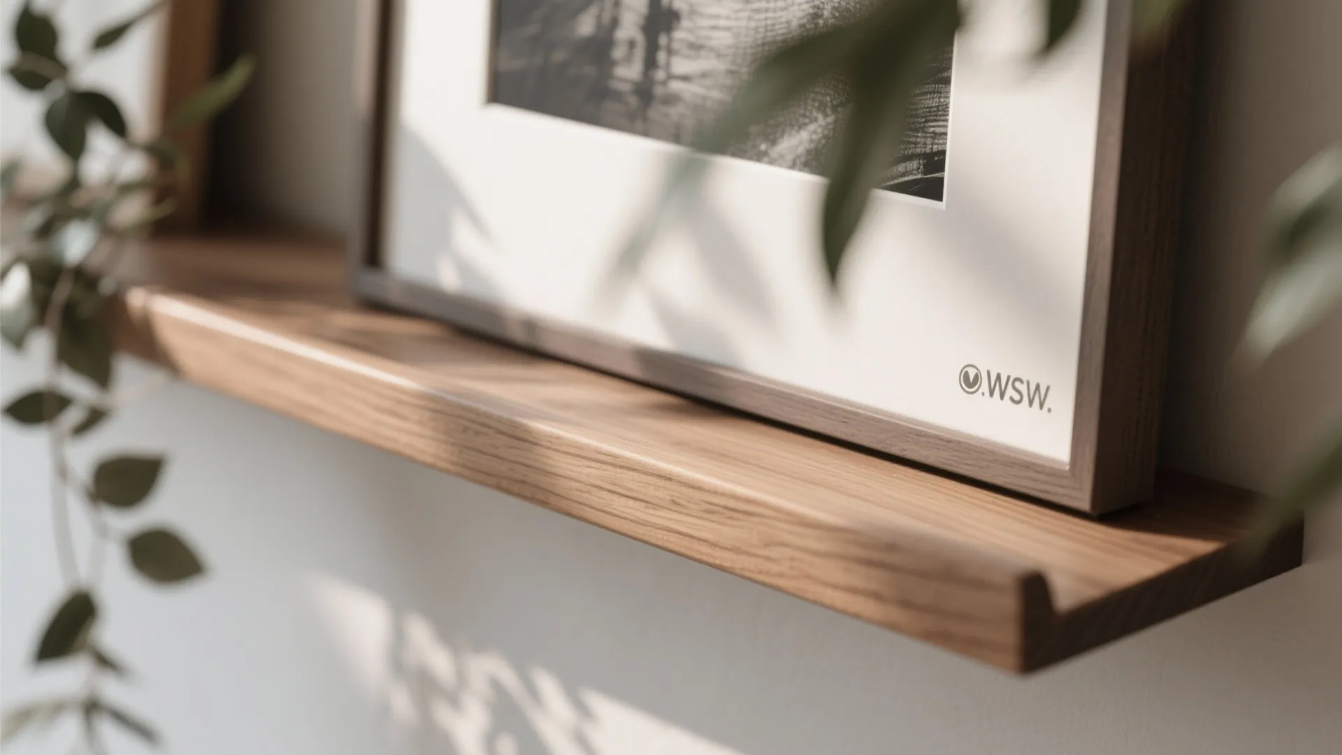 3) Picture Ledges as a Rotating Gallery