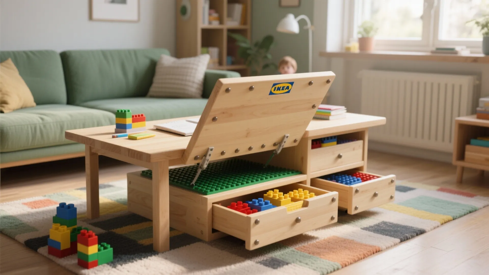 Ikea DIY Lego Table: 5 Creative Ideas: Small-space Lego table ideas that mix storage, play and style — from my studio to your living room
