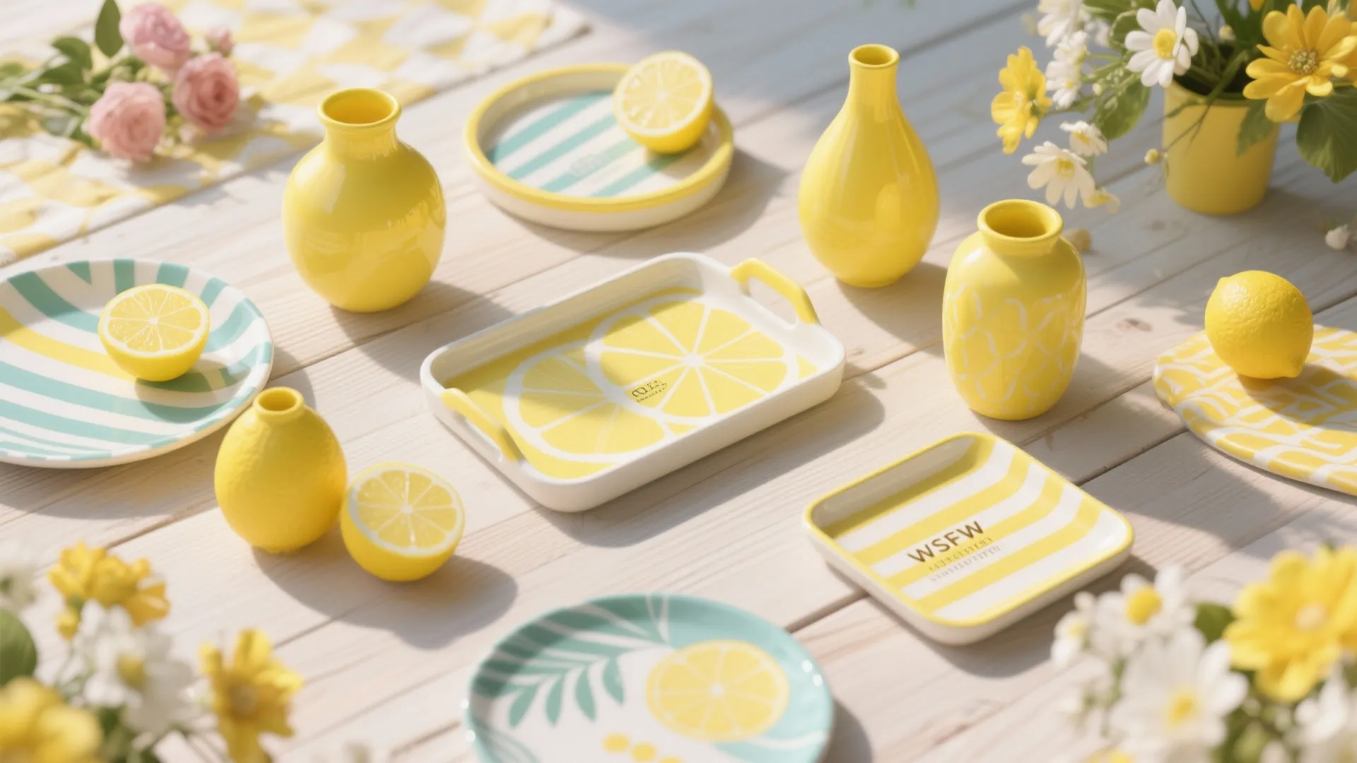 9. Lemon-Toned Accessories