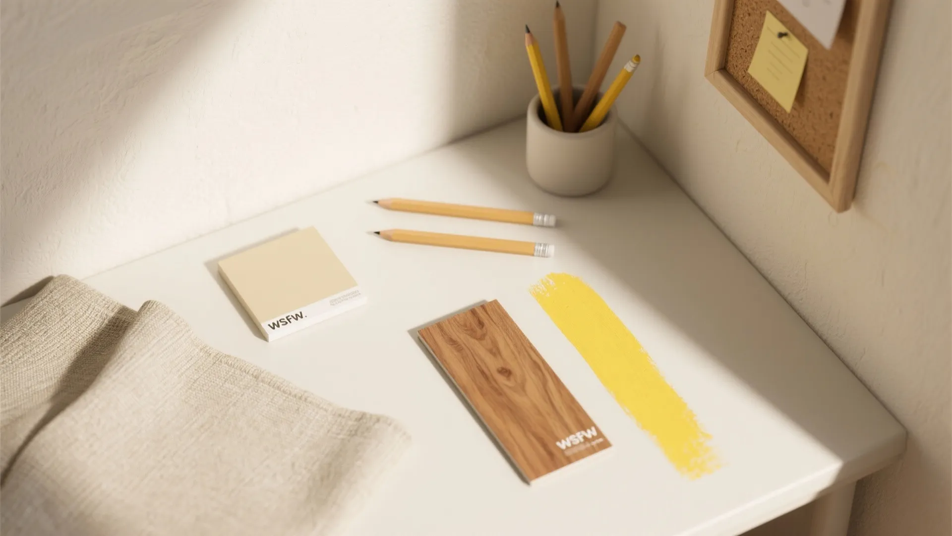 Lemon Yellow Highlights with Neutrals: Bright Memory Cues