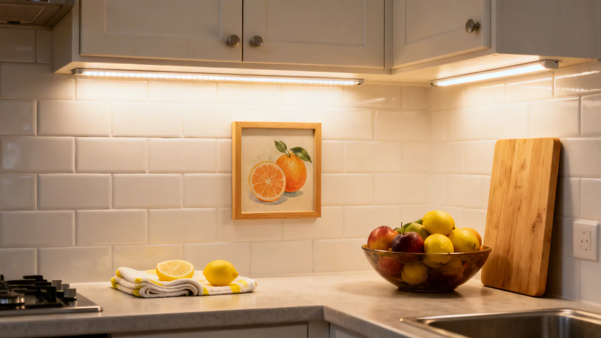 5) Light It Right: Soft Task Glow and Playful Citrus Art
