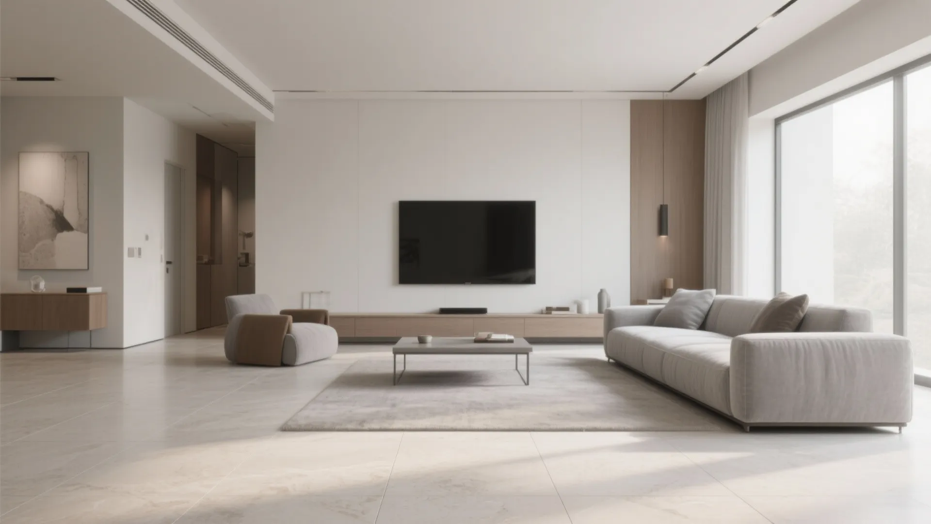 Large-Format Porcelain for Seamless Sophistication