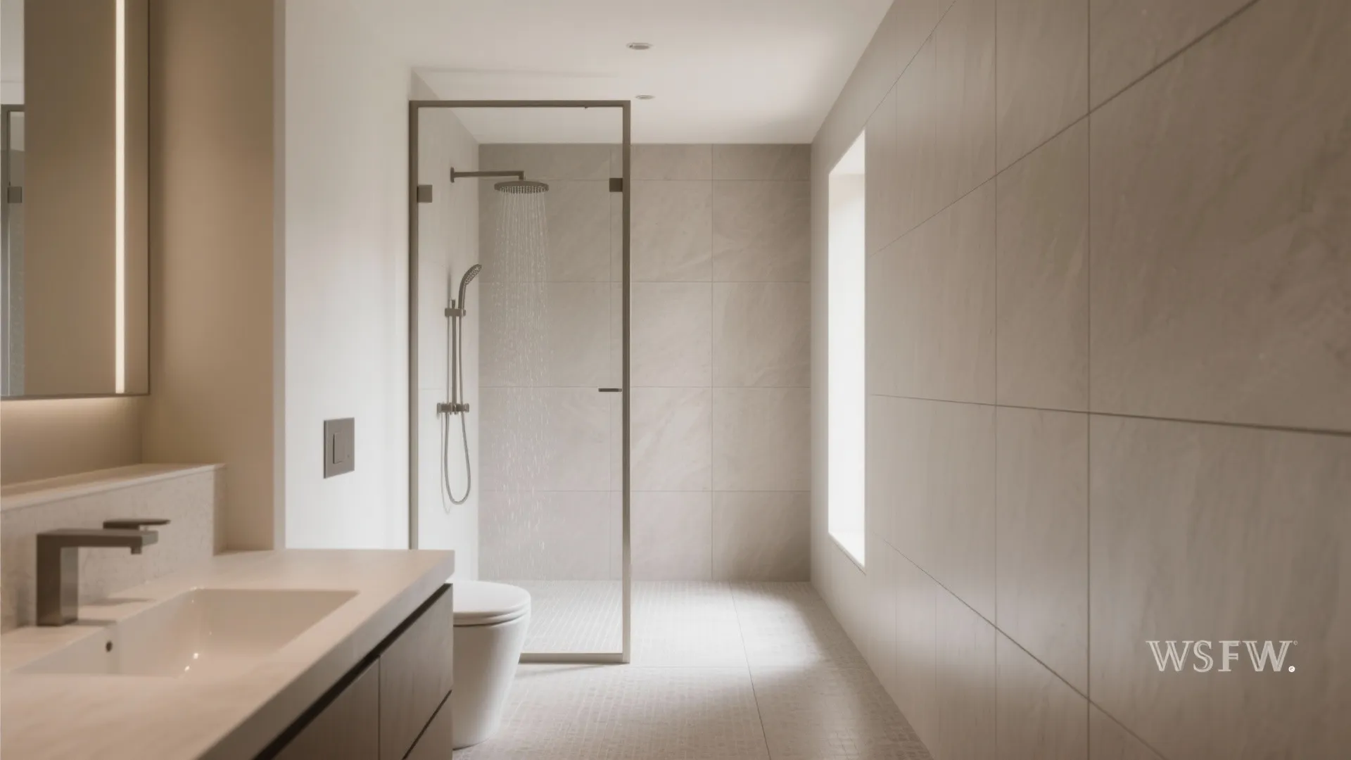 Large-Format Tiles to Cut Grout Lines