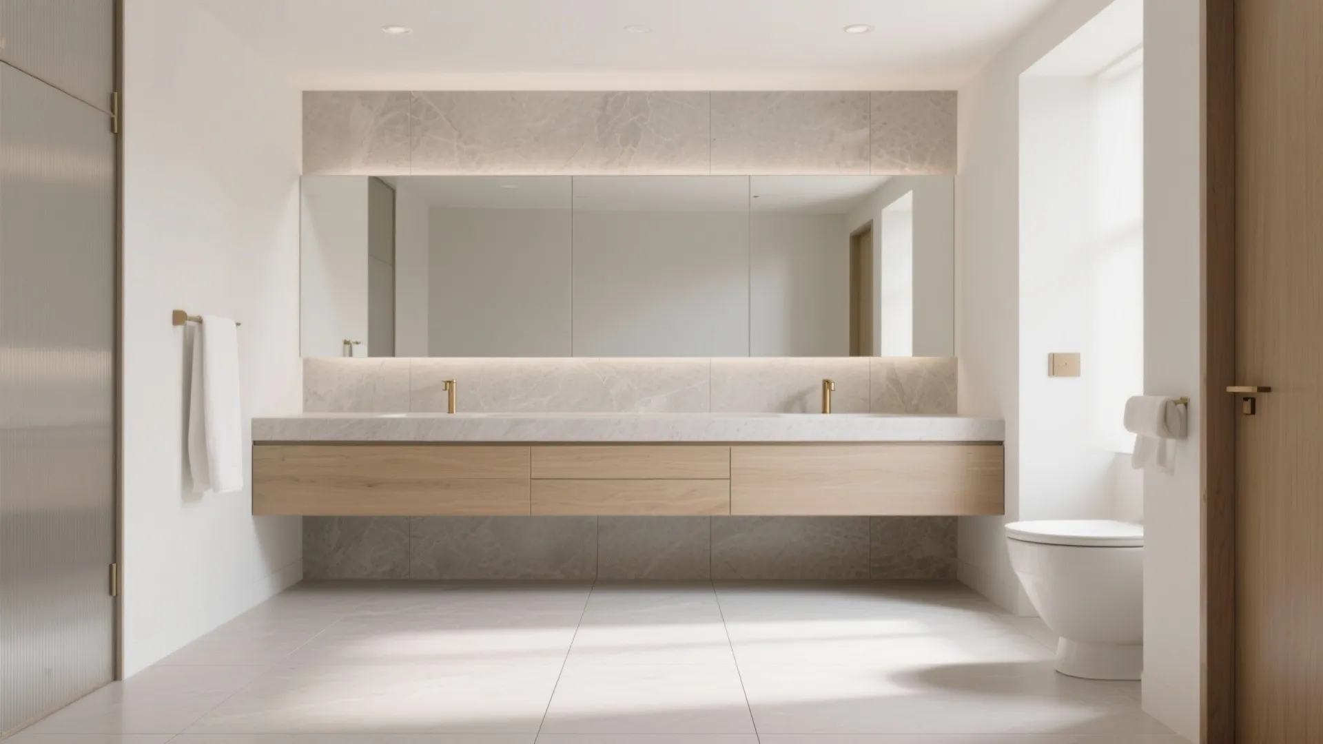 Minimal grout, maximum calm: large-format porcelain