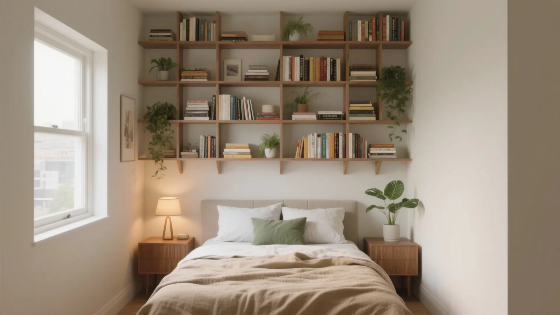 5 Library Bedroom Ideas for Small Spaces: Cozy, book-filled bedroom library ideas I’ve used to transform tiny spaces into reading havens