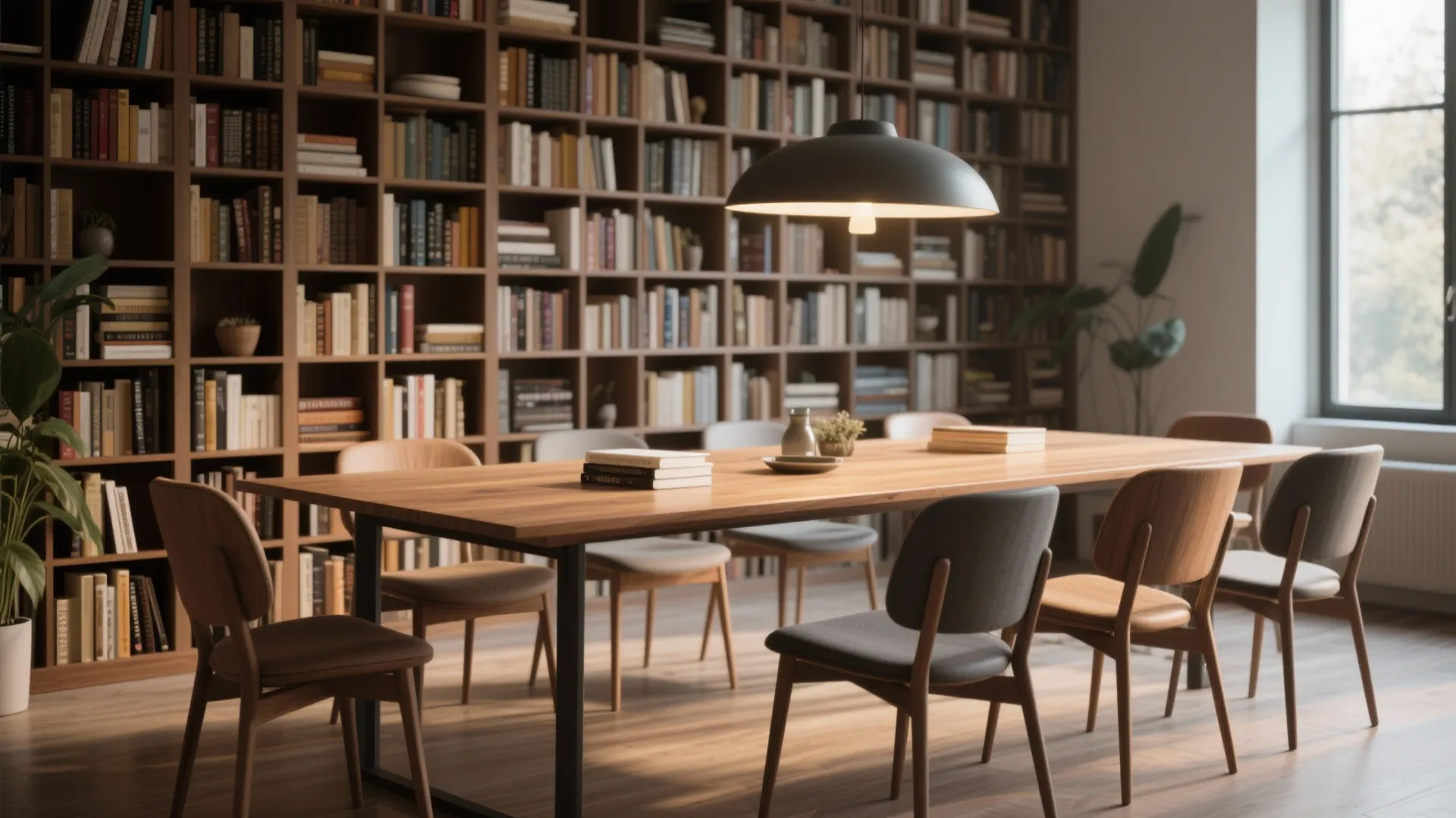 2. Library-Style Dining