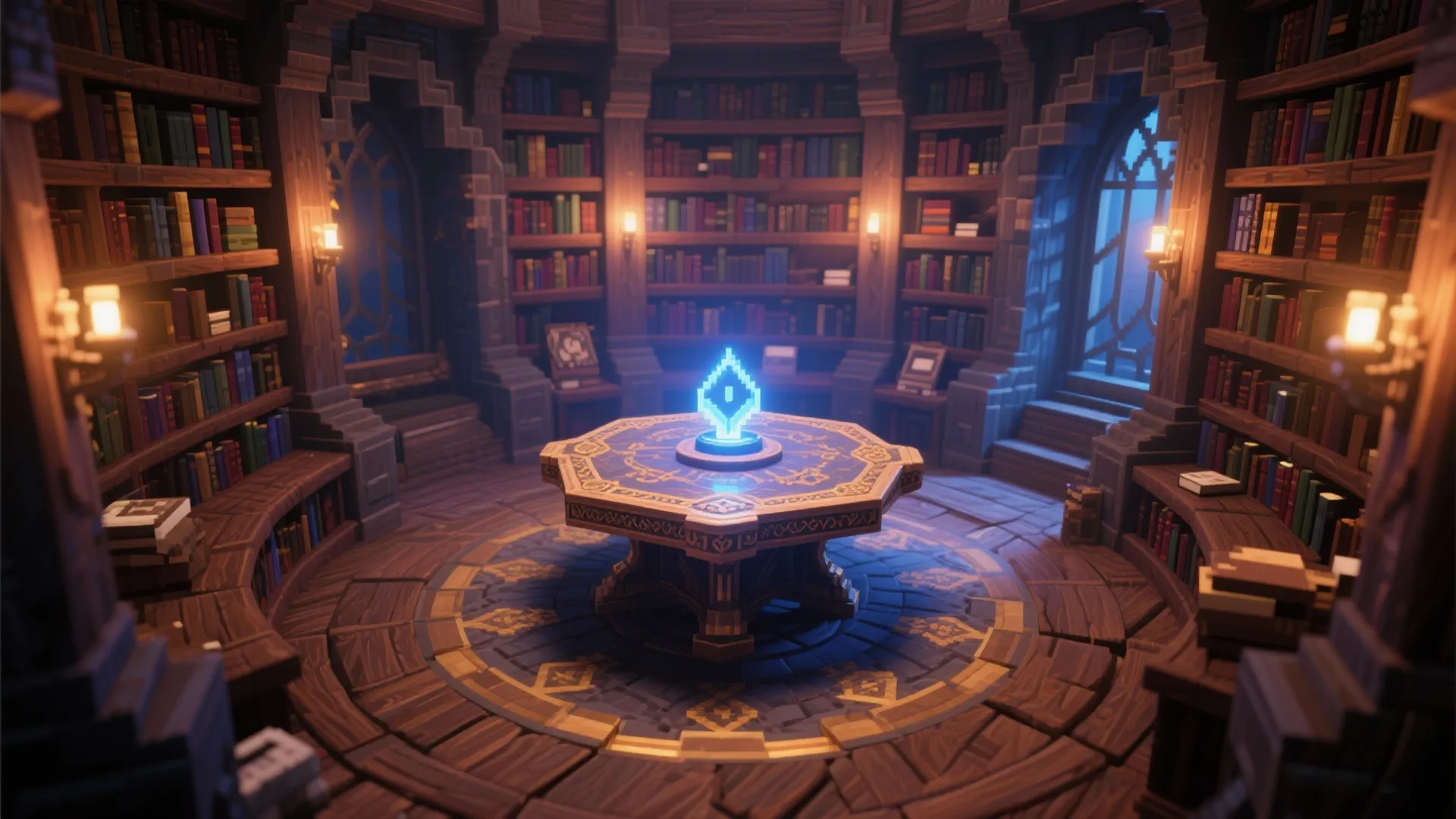 5. Library & Enchanting Zone