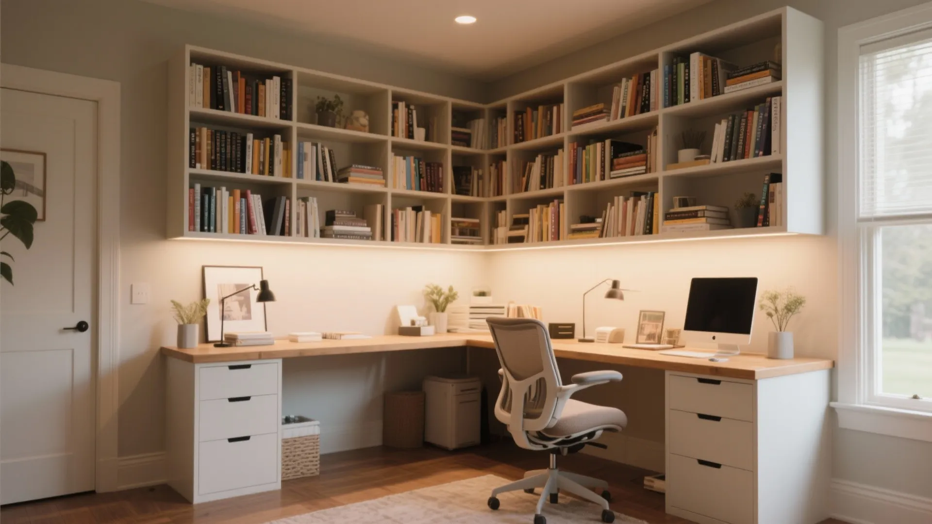 9. Library + Work Combo