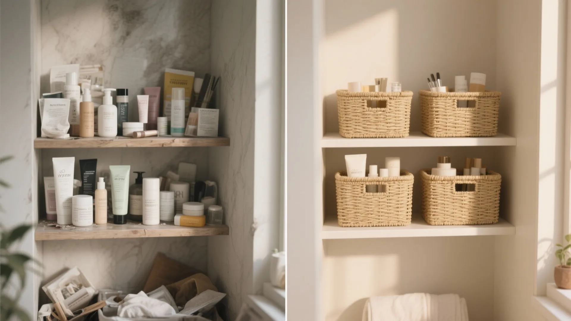 Lidded Baskets for Hidden Storage