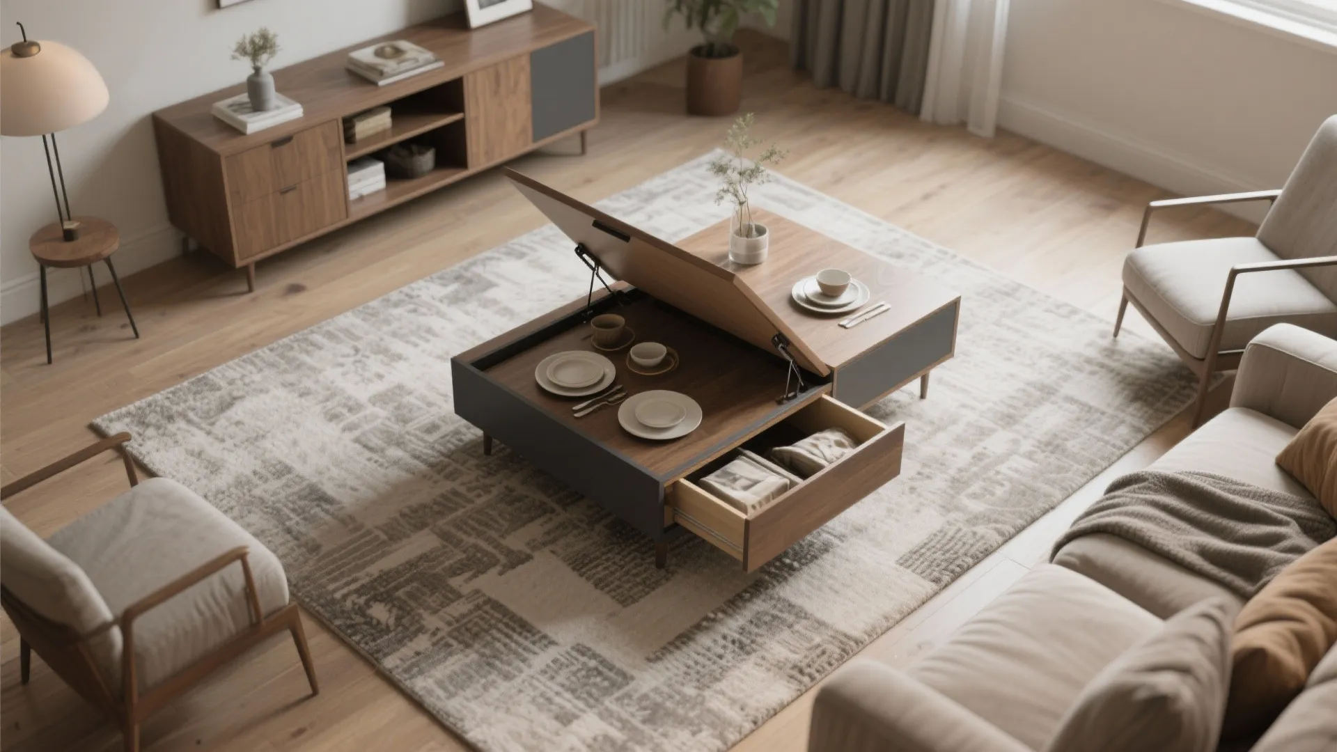 4. Multipurpose Coffee Table