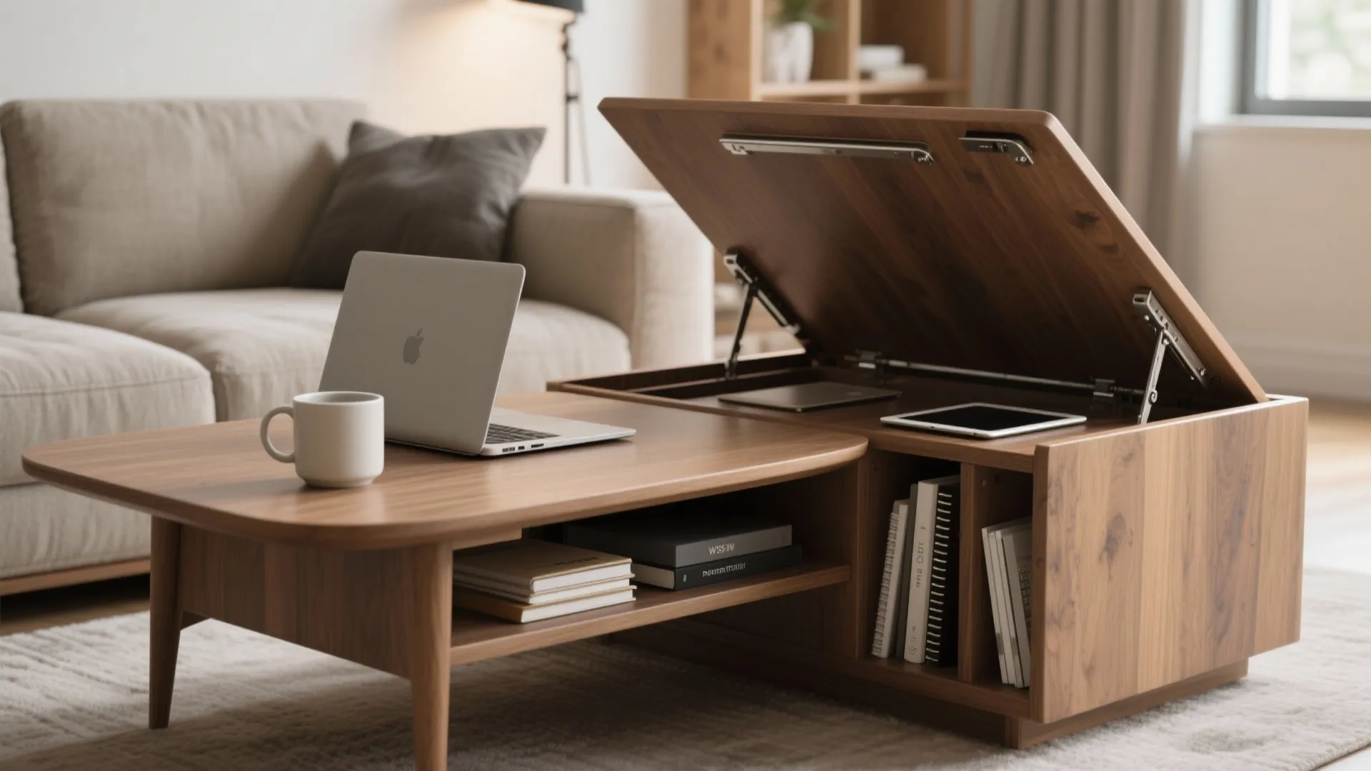 Coffee Tables with Storage: 5 Small Space Ideas: Smart, compact coffee tables that hide clutter and stretch a tiny living room