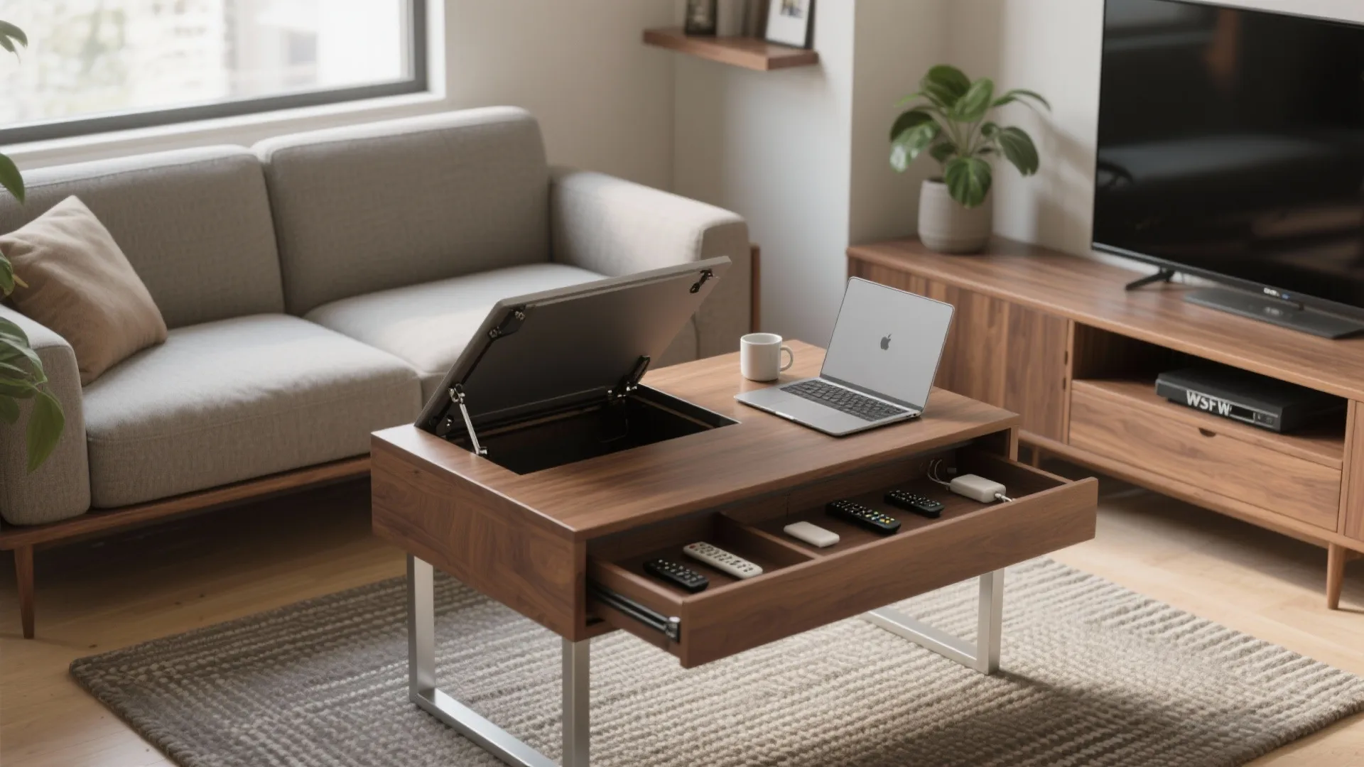Lift-Top Coffee Tables: Hidden Storage, Higher Function