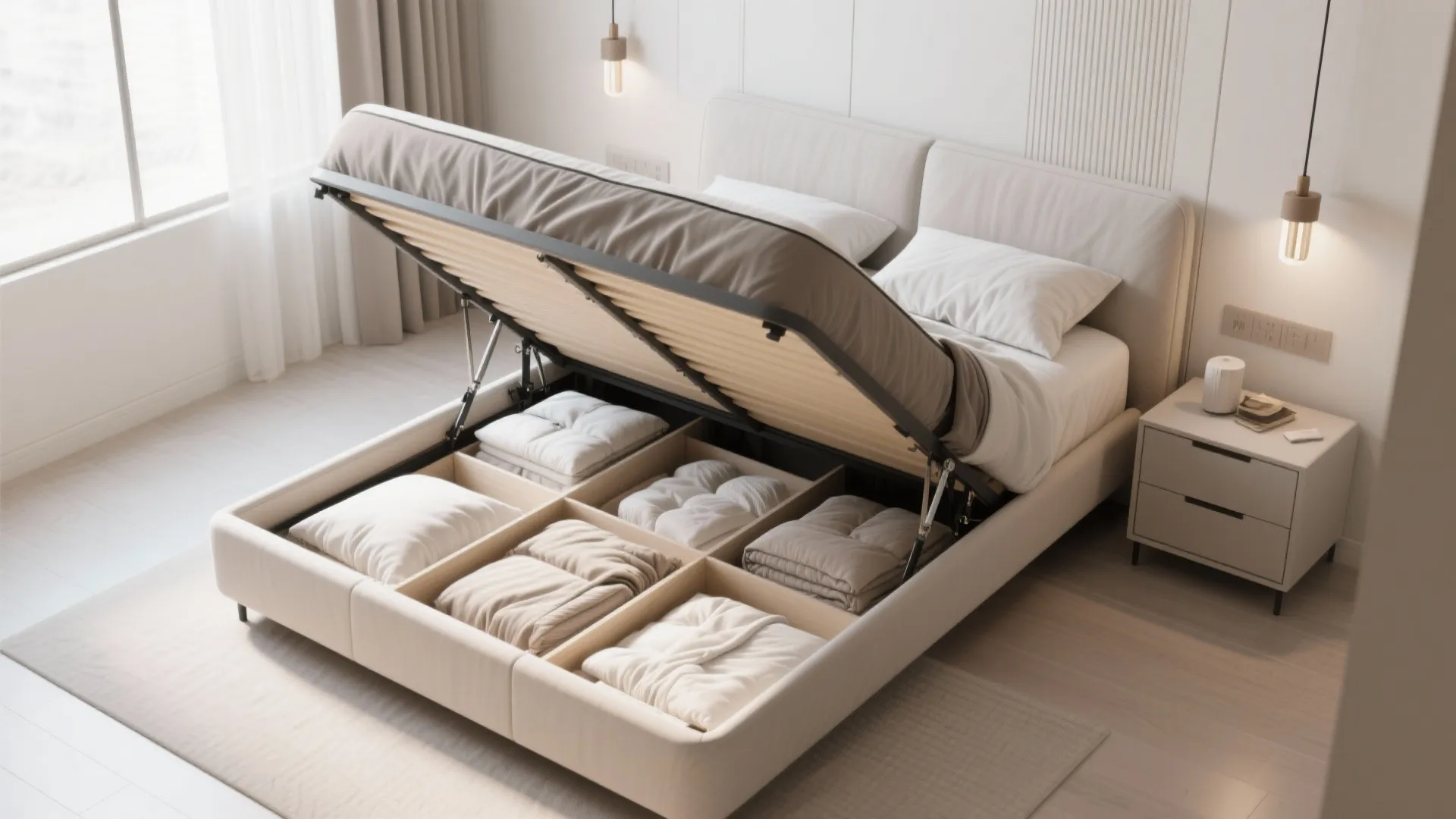 Lift-Up Storage (Gas-Lift) Queen