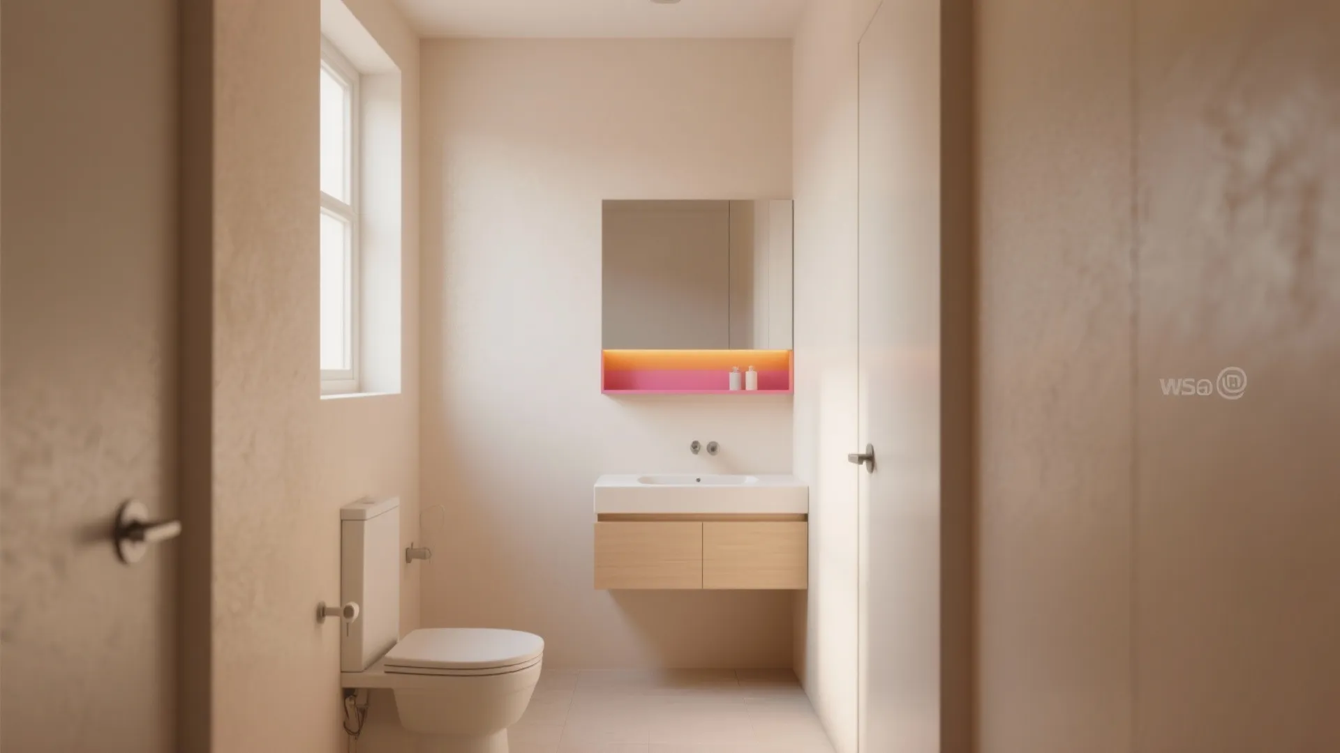 1. Light paint and a single accent