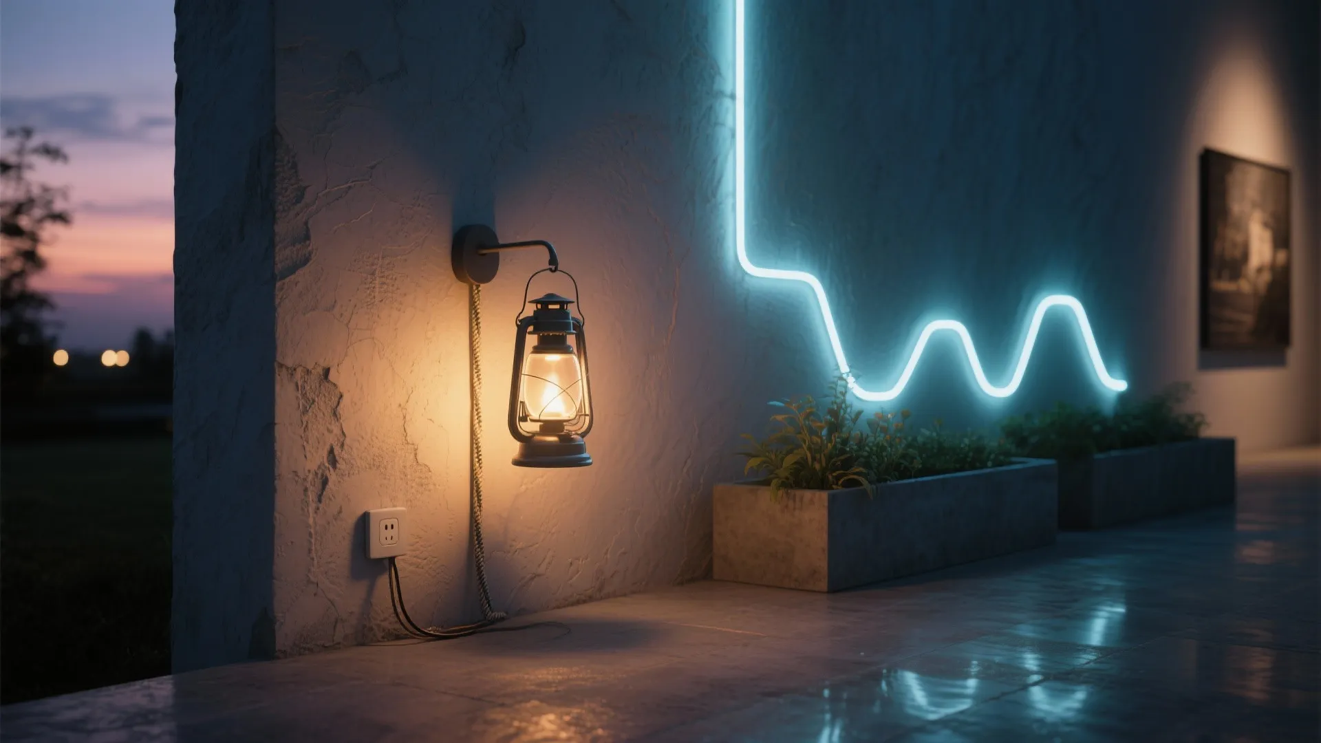 Light as Paint: Layered Illumination and Neon Moments