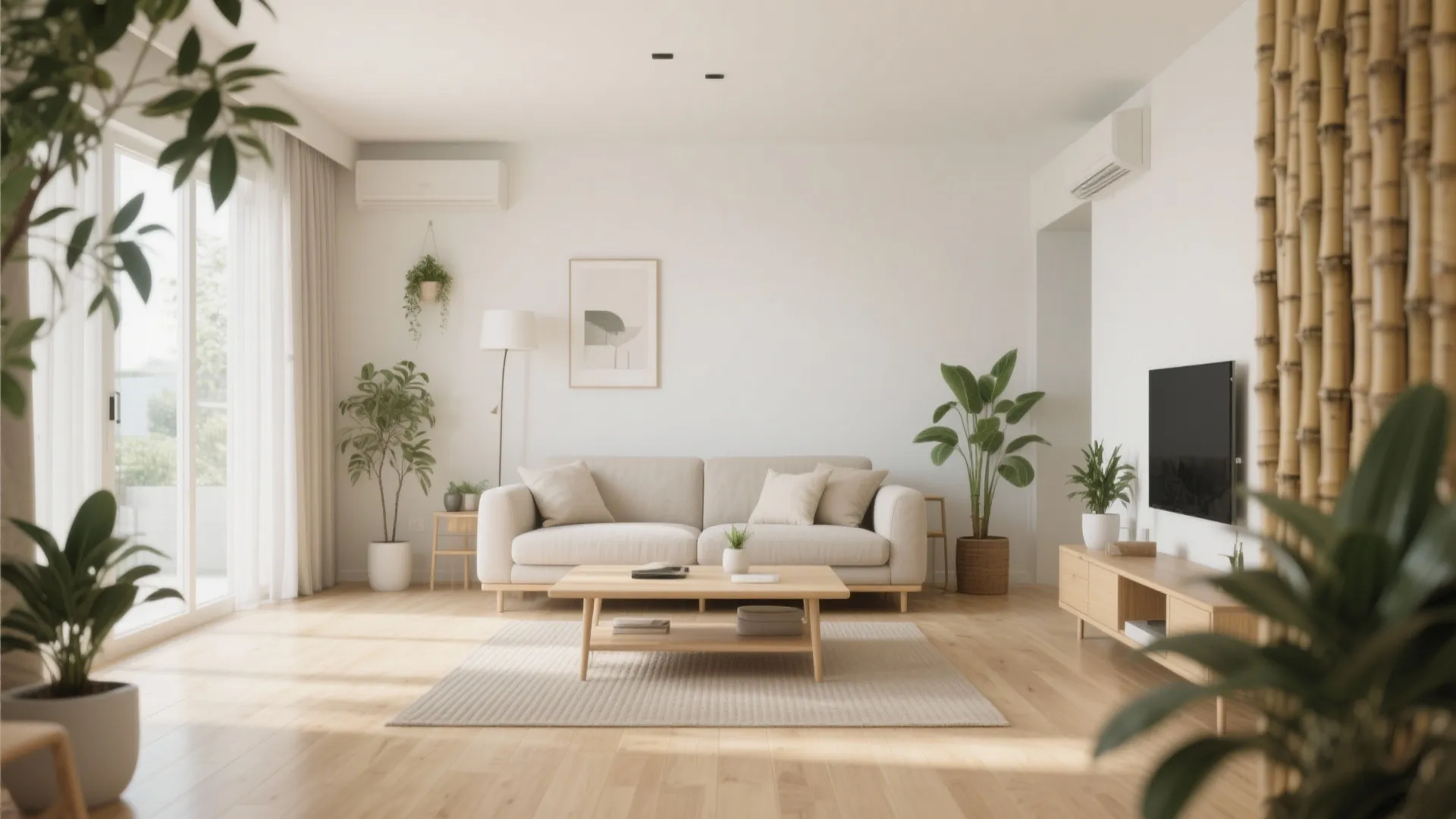 9. Light Bamboo Flooring