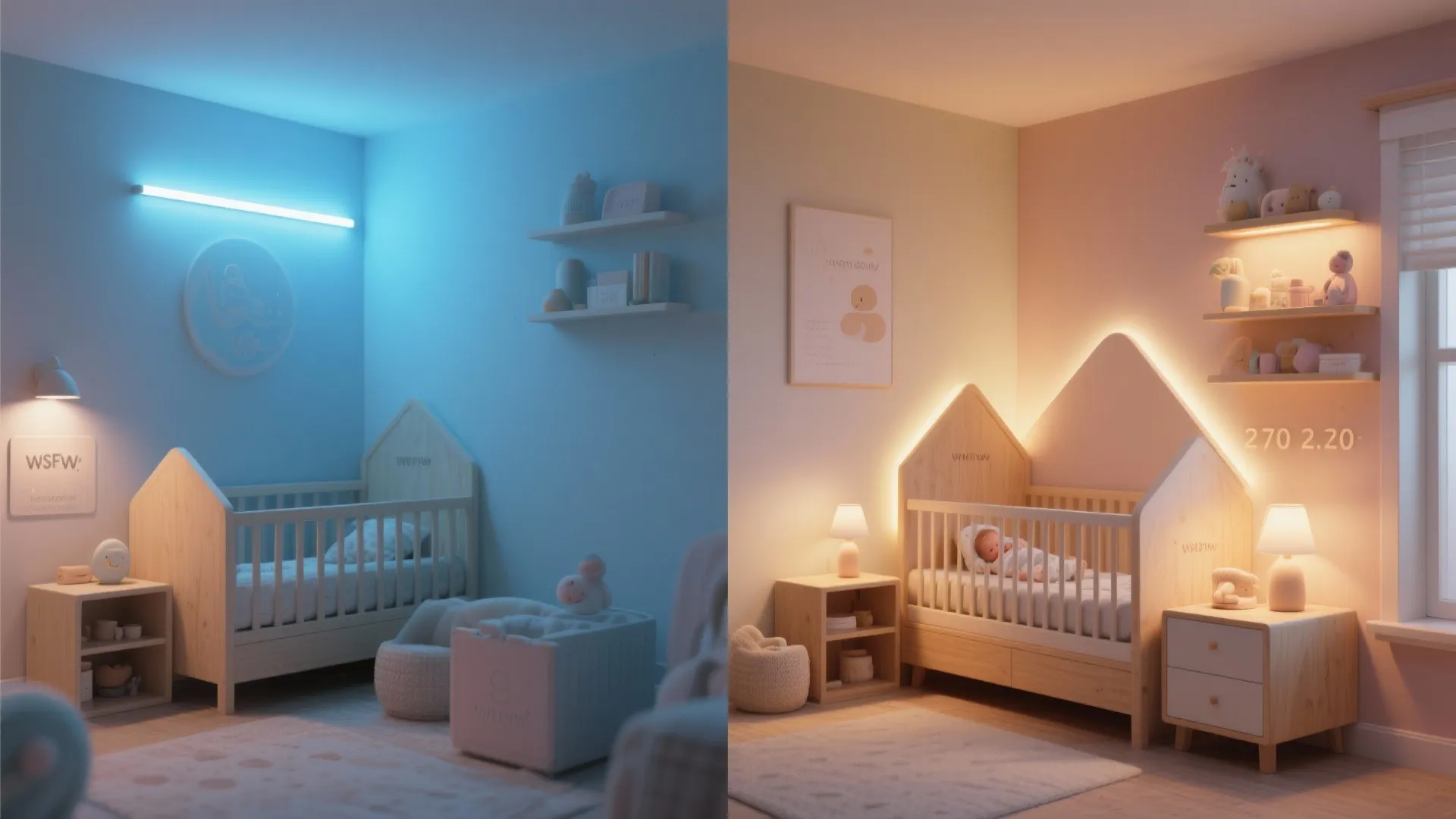 Lighting & Shadow Play: Starry Ceiling and Warm Glow