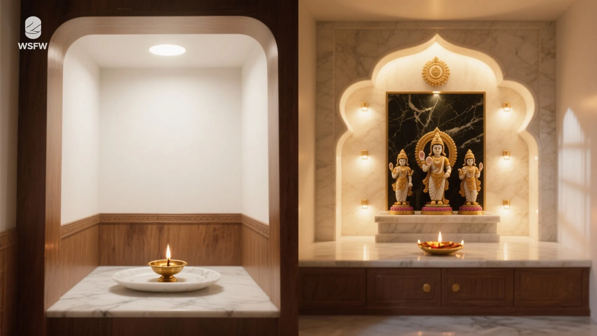 Layered lighting that flatters idols and calms the mind