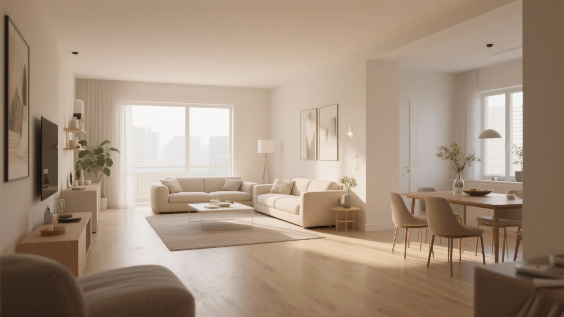 Light Beige Open Space