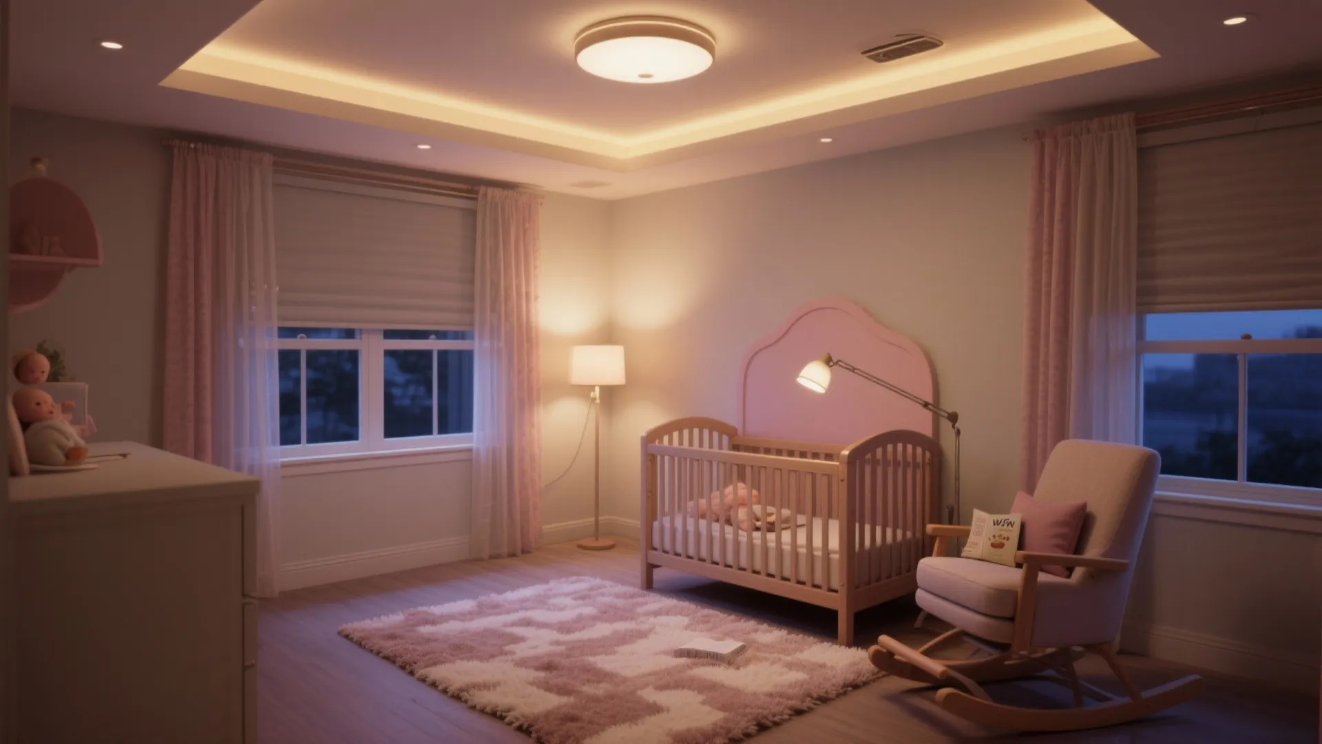 Layered Lighting and Nap-Friendly Blackouts