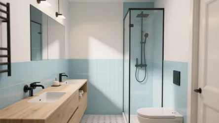 Light Blue Tiles for Bathroom: 5 Fresh Design Ideas