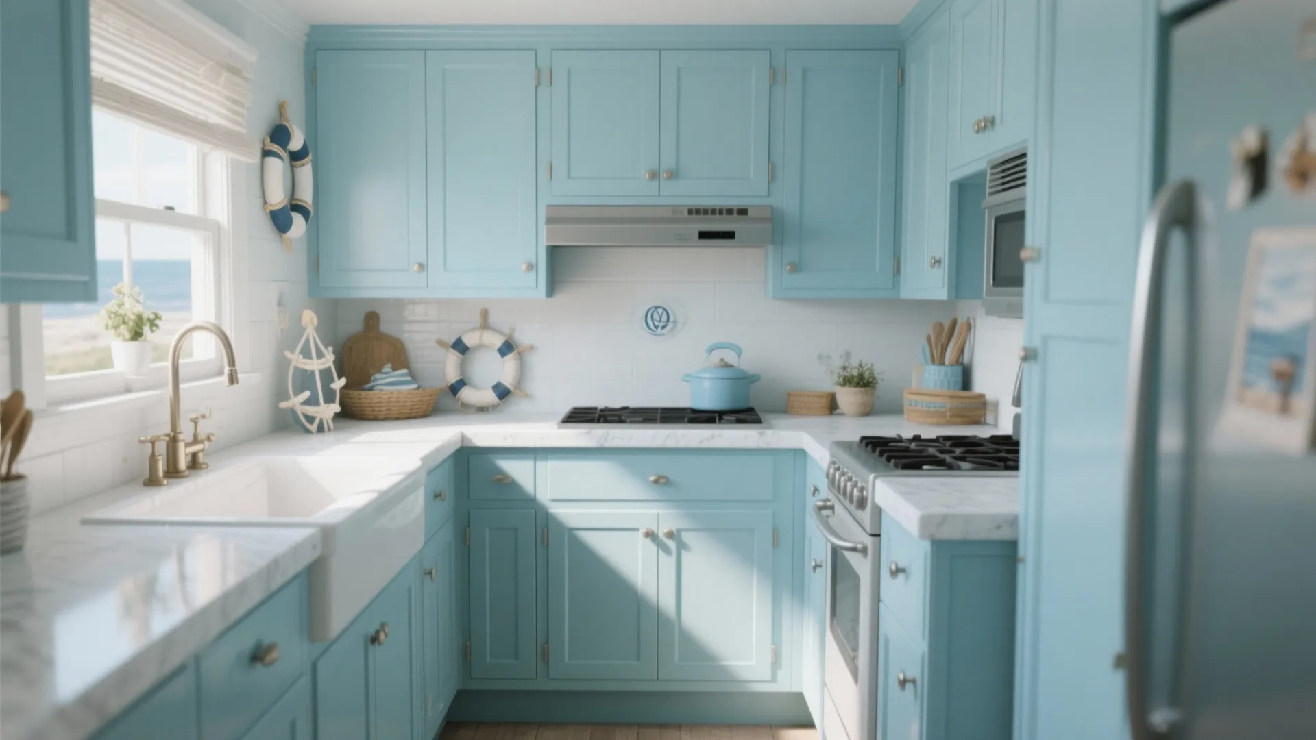 6. Light Blue Coastal Feel