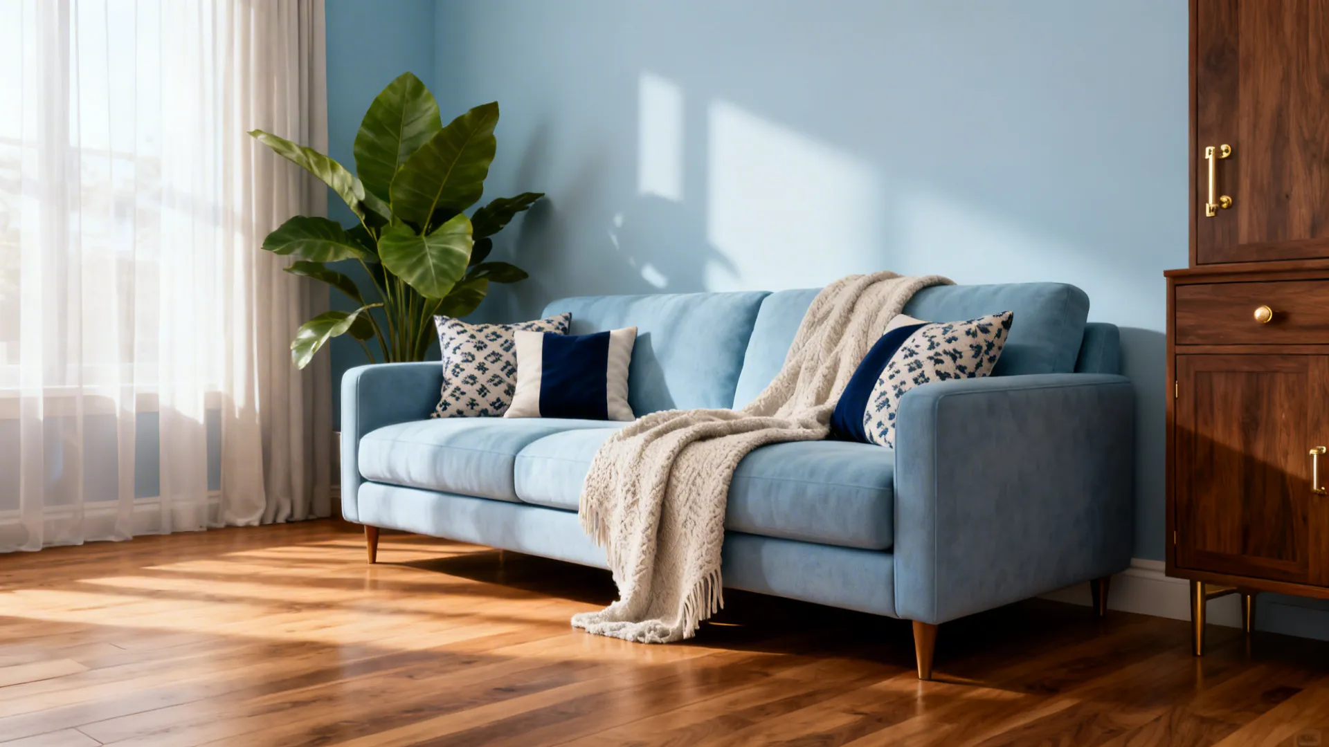 5 Light Blue Living Room Ideas: Fresh, calm and clever ways to use light blue decor in small living rooms