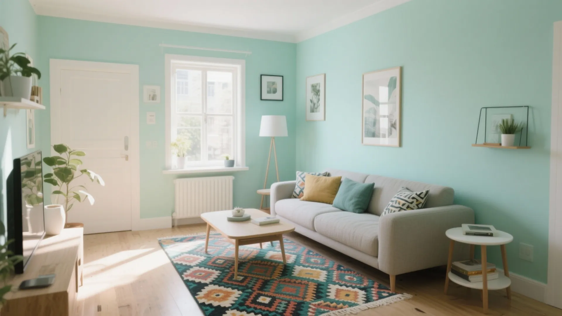 Idea 5: Light Colors with Bold Accents