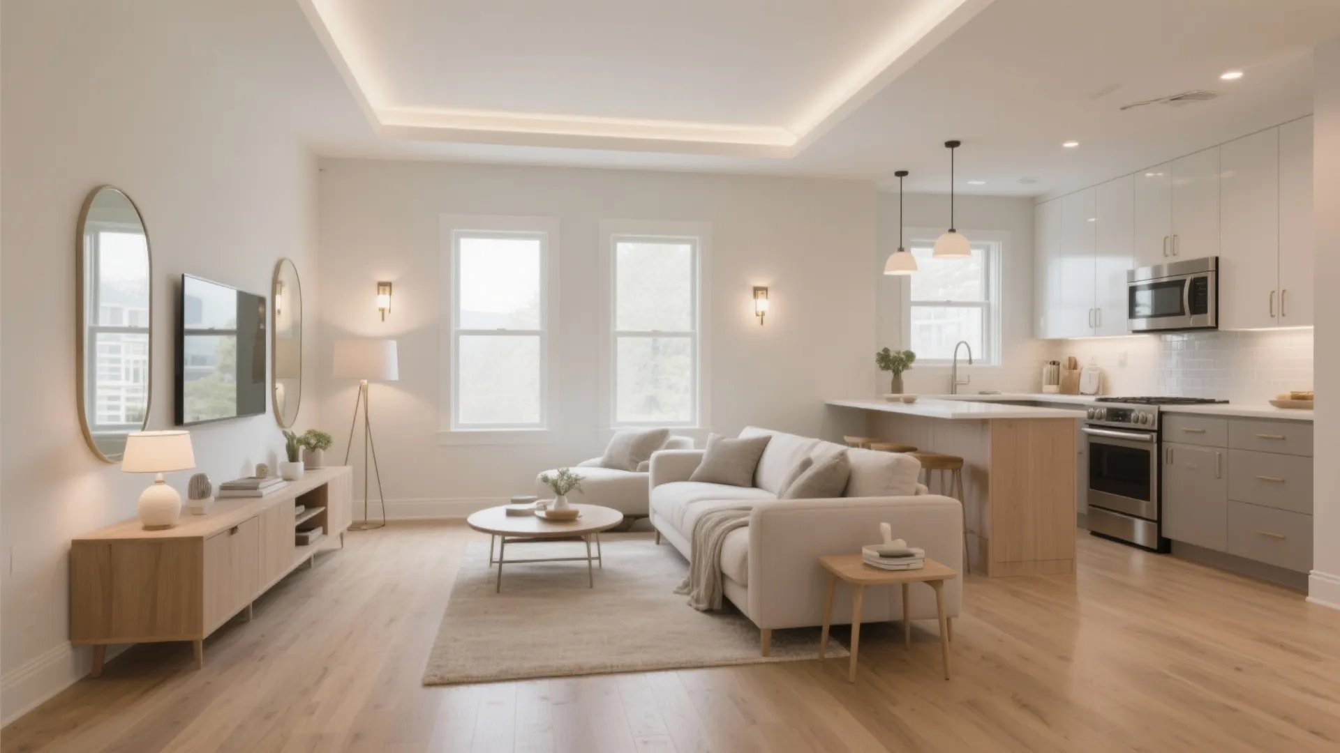 Light-boosting finishes to open up rooms