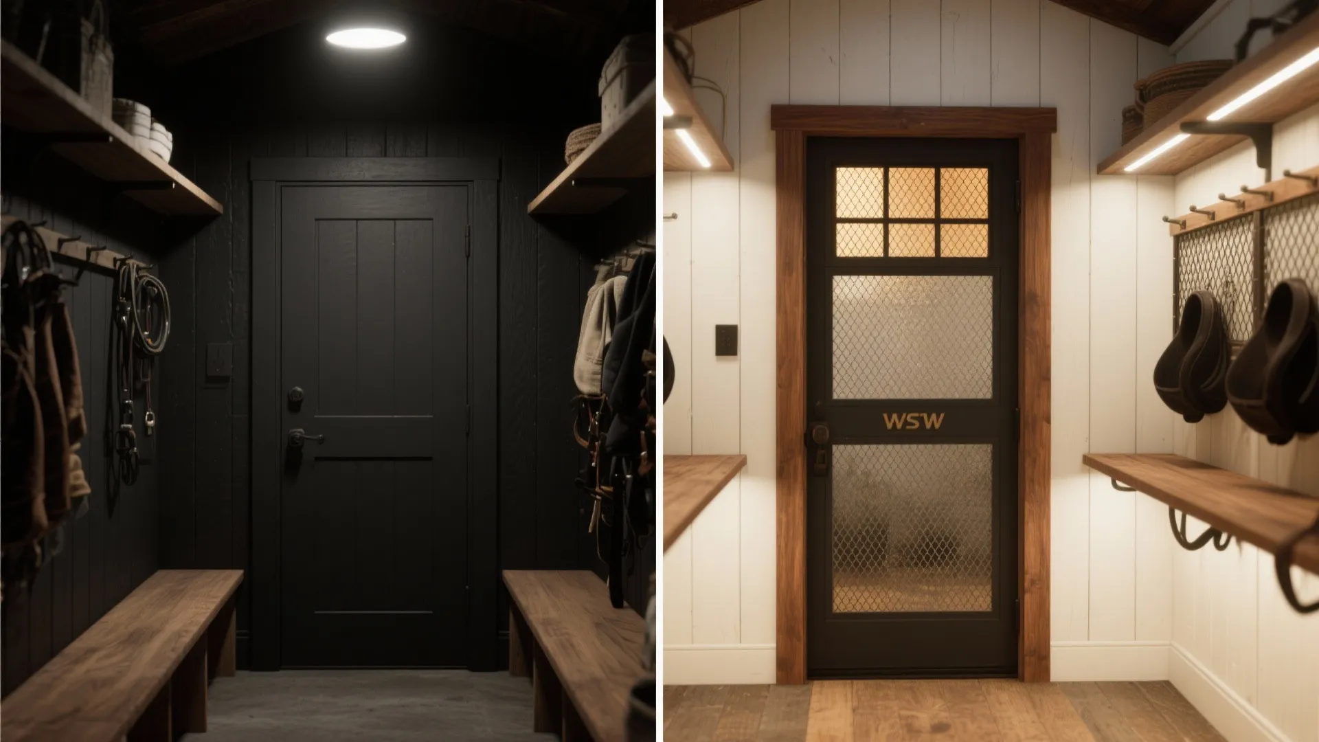 Light-borrowing doors and panels for a brighter, safer room