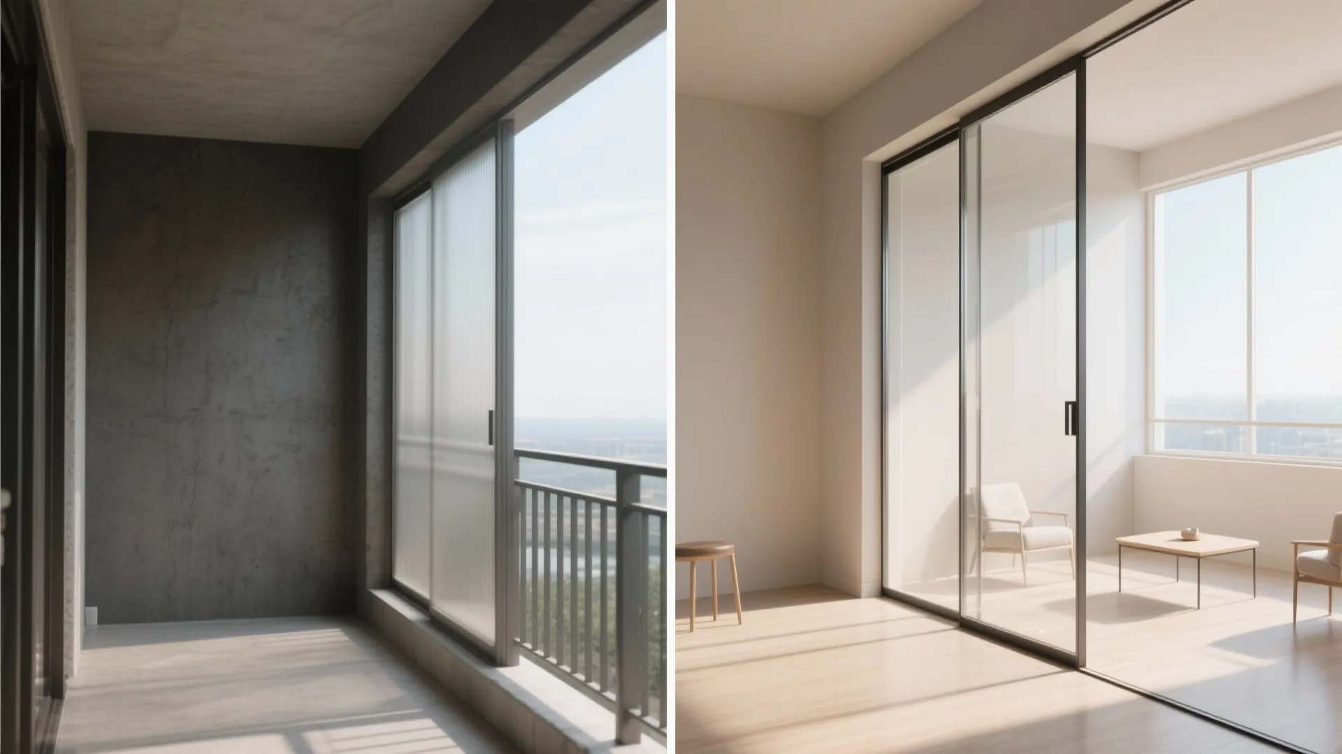 Light-bouncing palette with glass accents