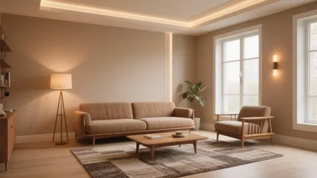 Light Brown Living Room: 5 Paint Ideas