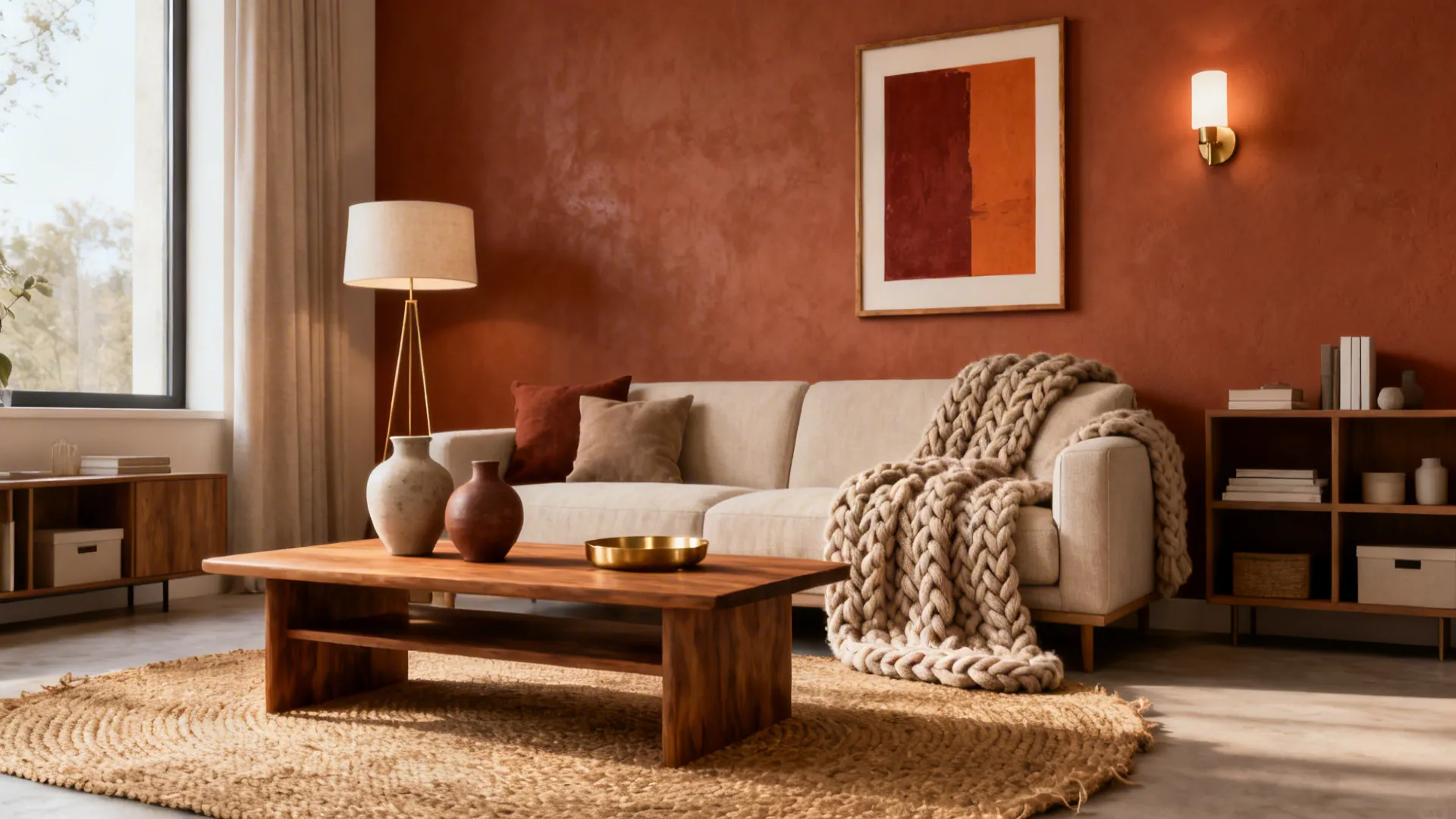 5 Living Room Ideas for a Light Brown Sofa