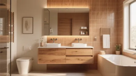 10 Light Brown Vanity Bathroom Ideas