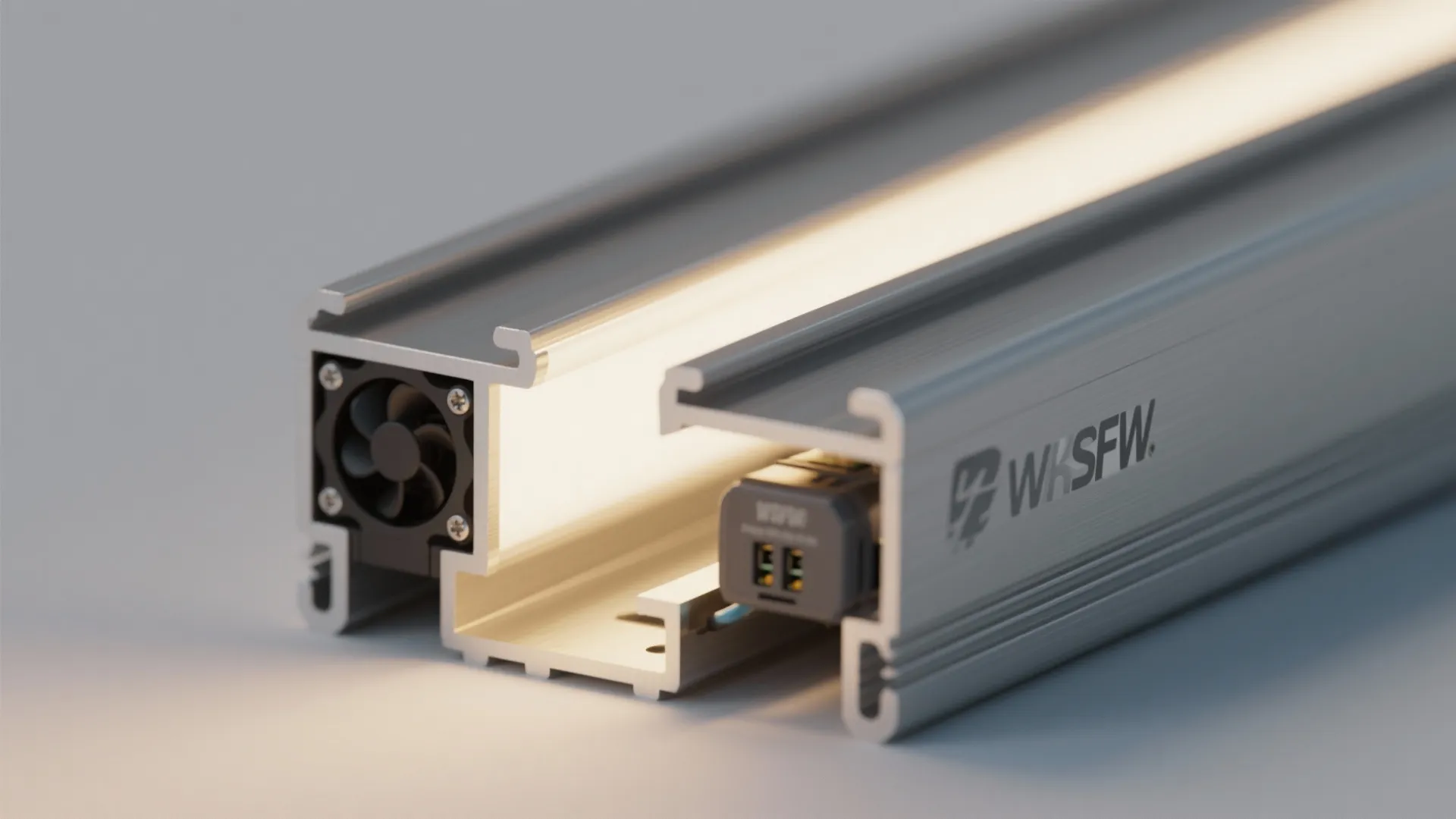 Dual-Channel Light Runners with Integrated Fan Boxes