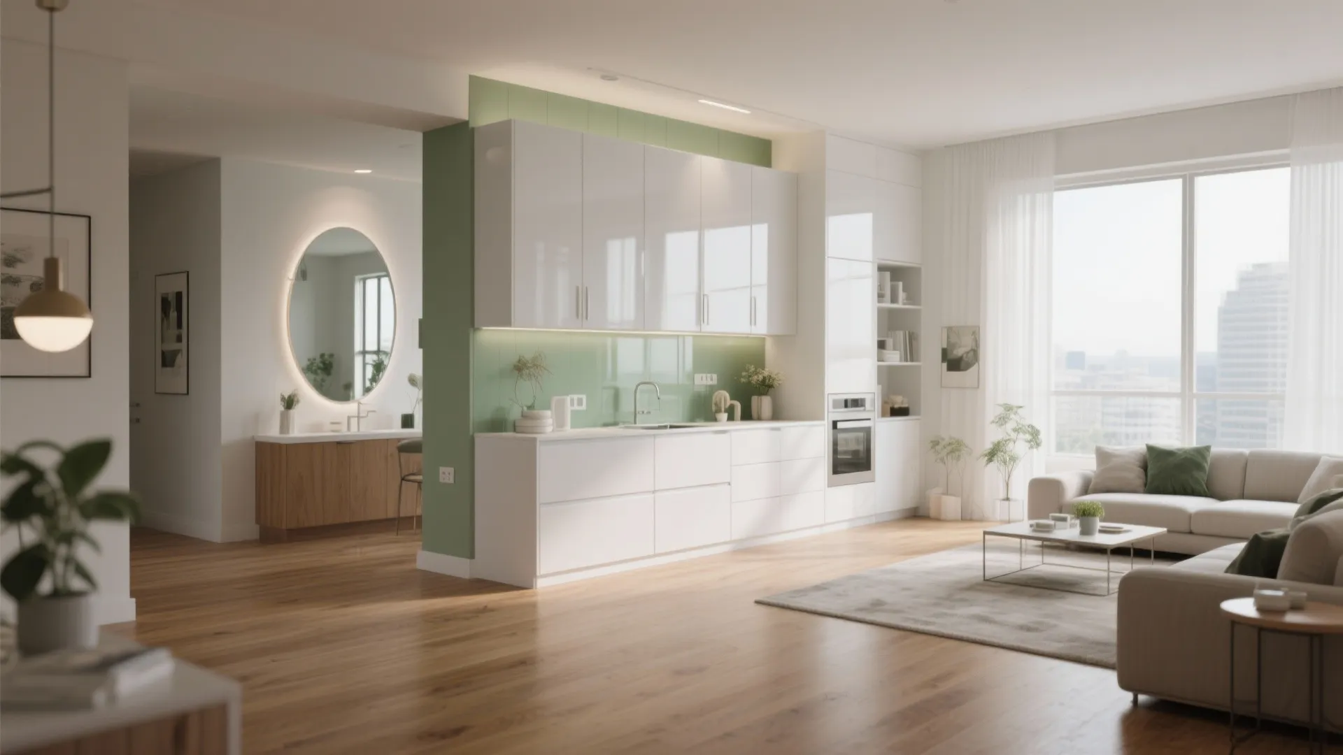 3. Let Light and Color Expand the Room