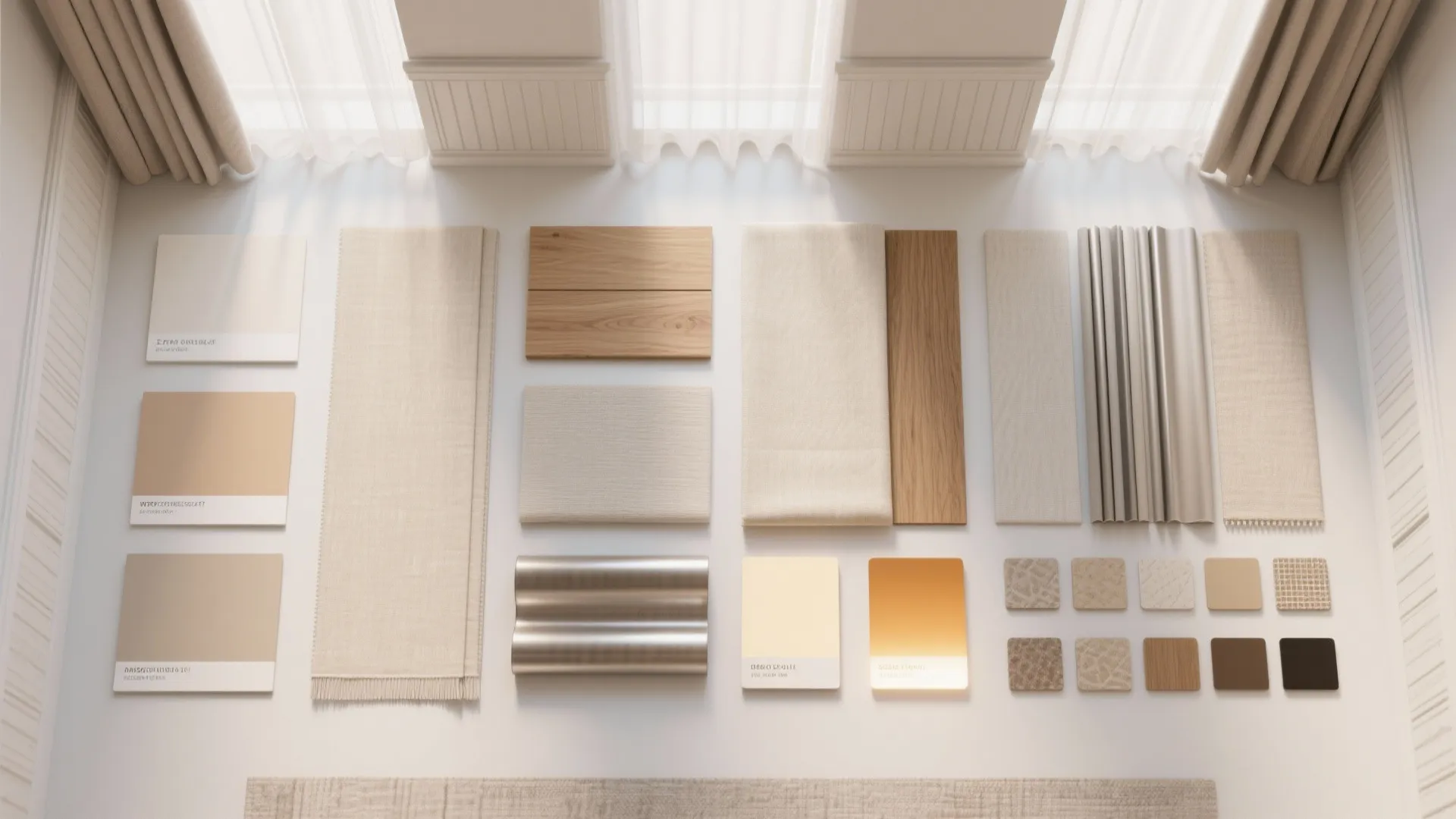 Light, color, and vertical rhythms to visually enlarge 1000 sq ft