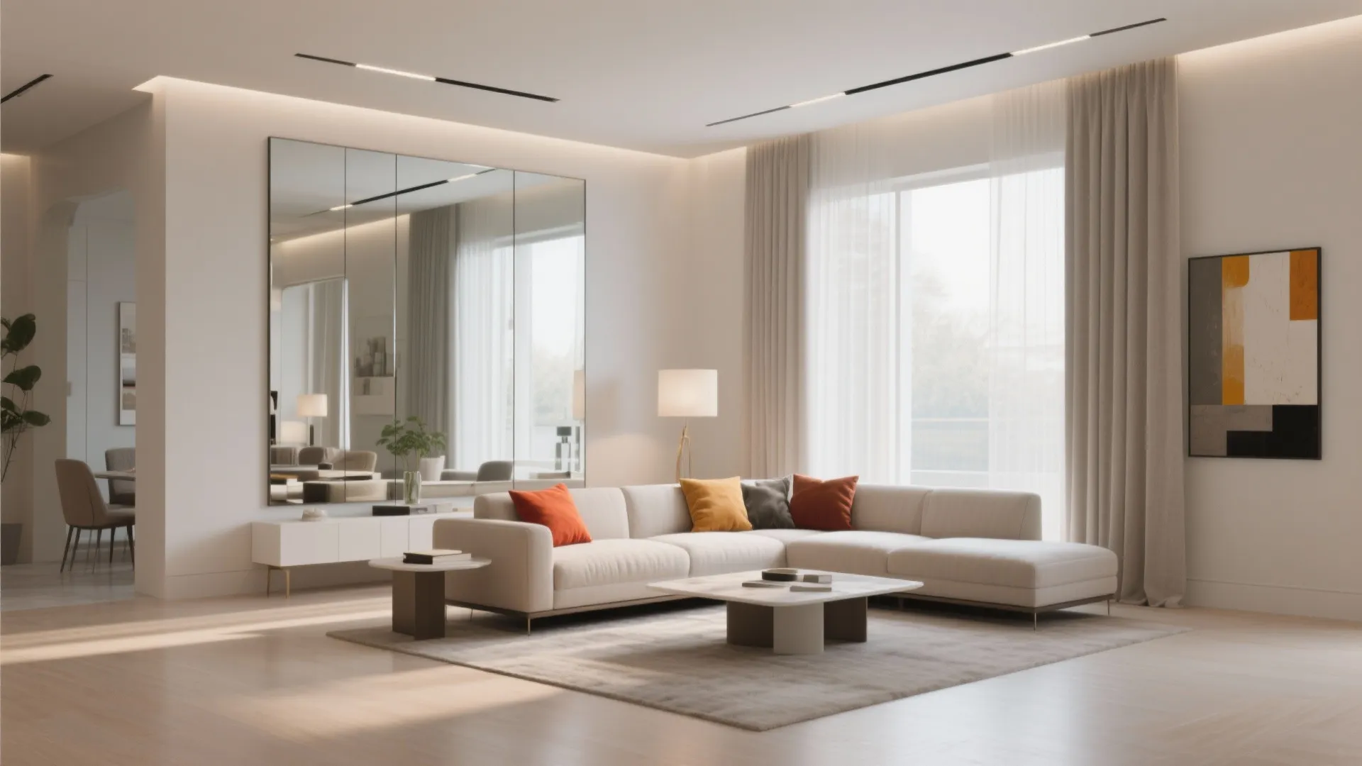 5. Light, color and scale for a larger feel