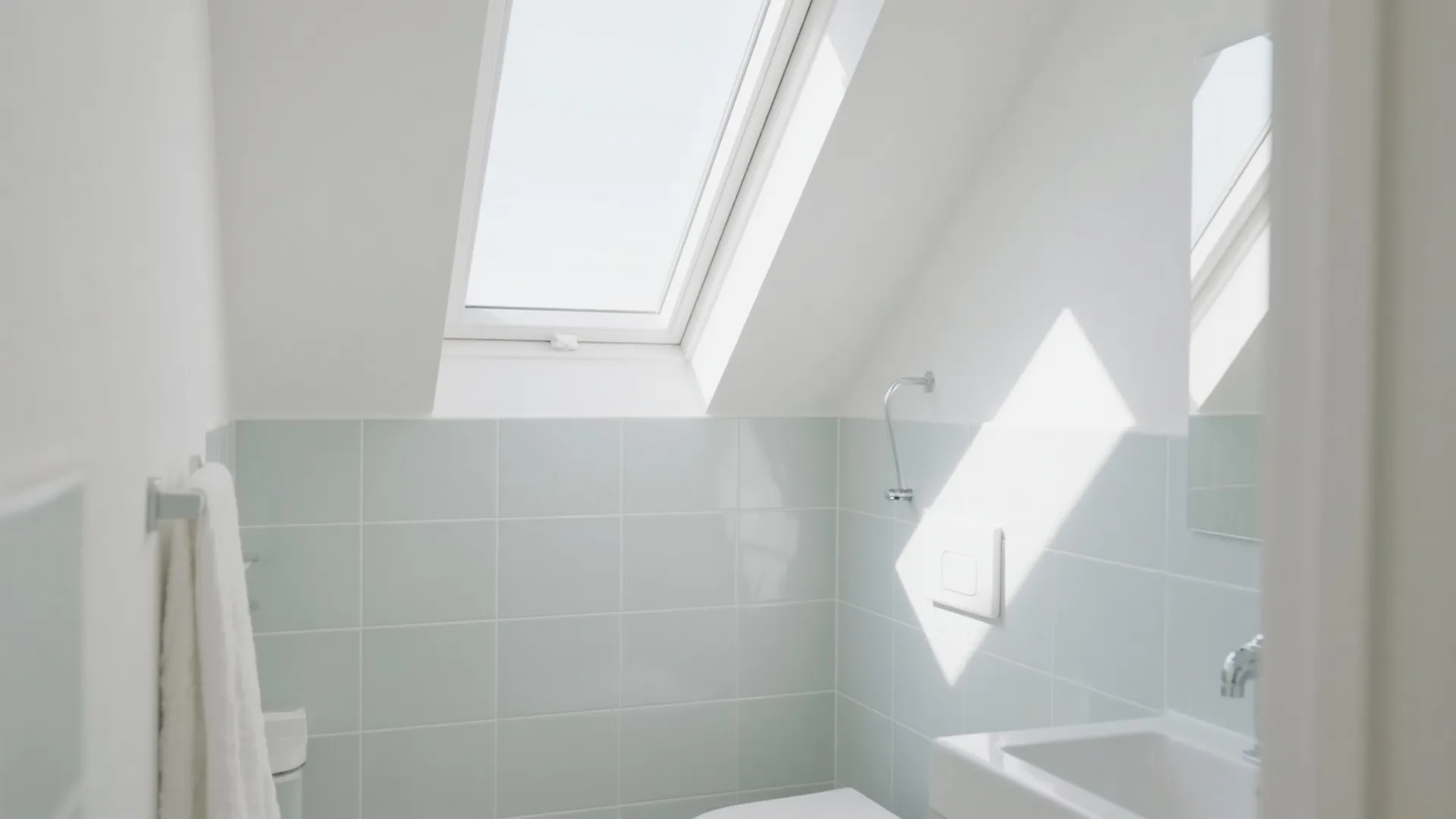 6. Light-Colored Tiles for Small Bathrooms