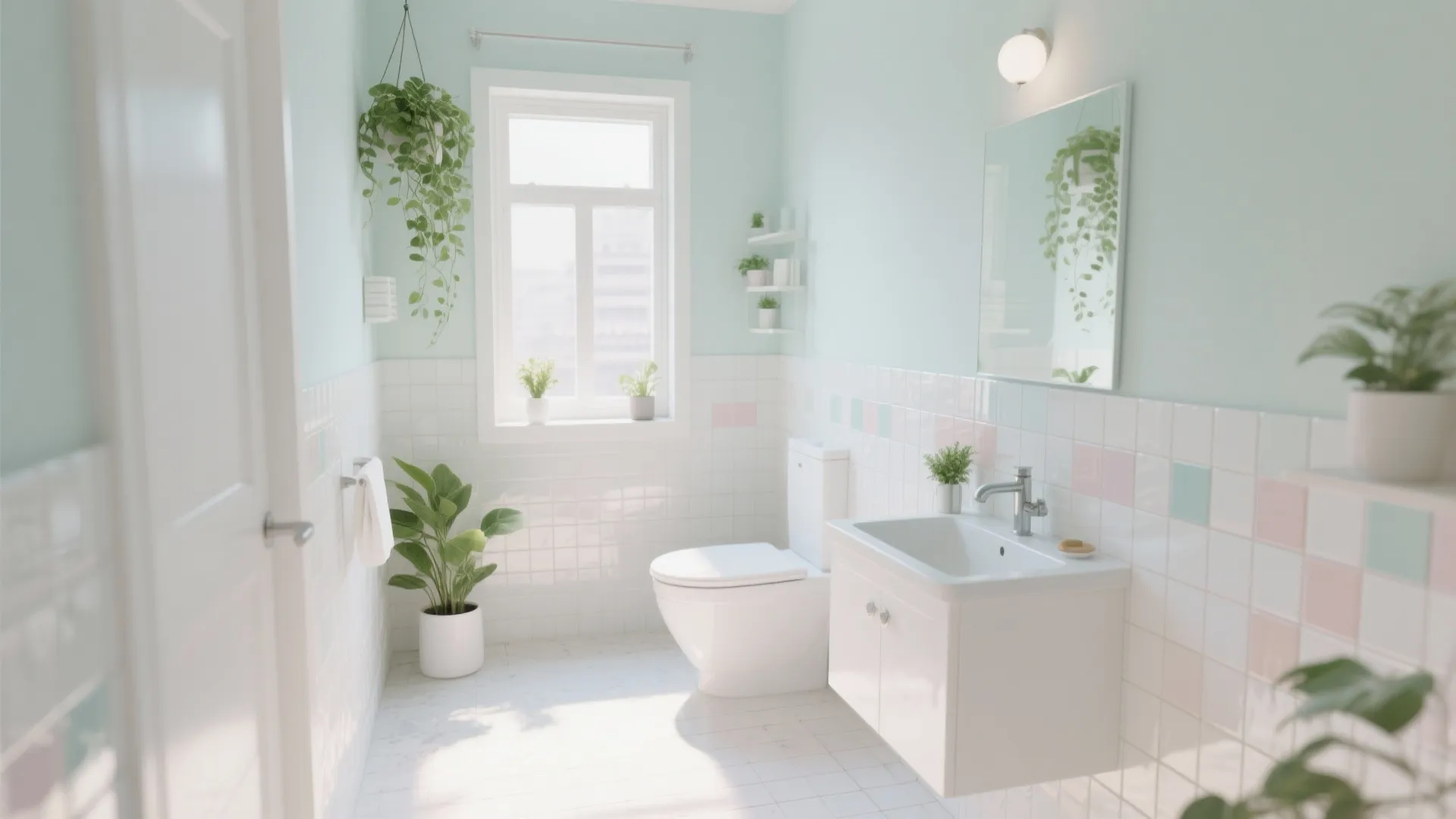 5. Light-Coloured Tiles