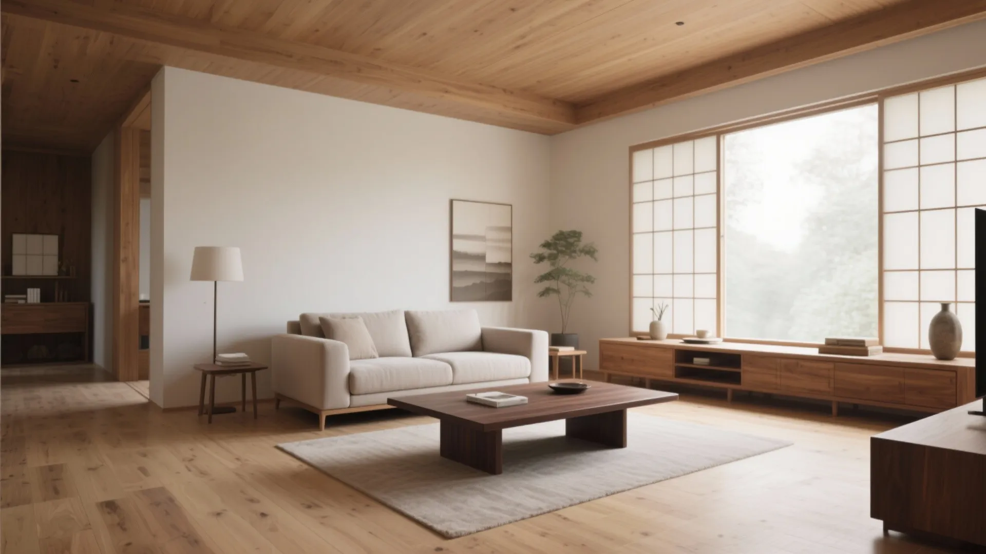 9. Mix of Light and Dark Wood Tones