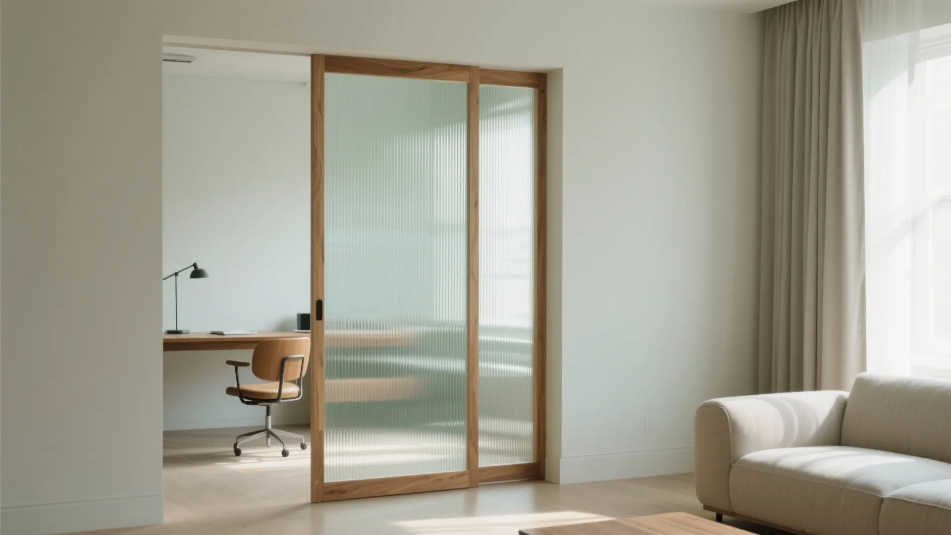 2) Light-filtering dividers to zone without closing off